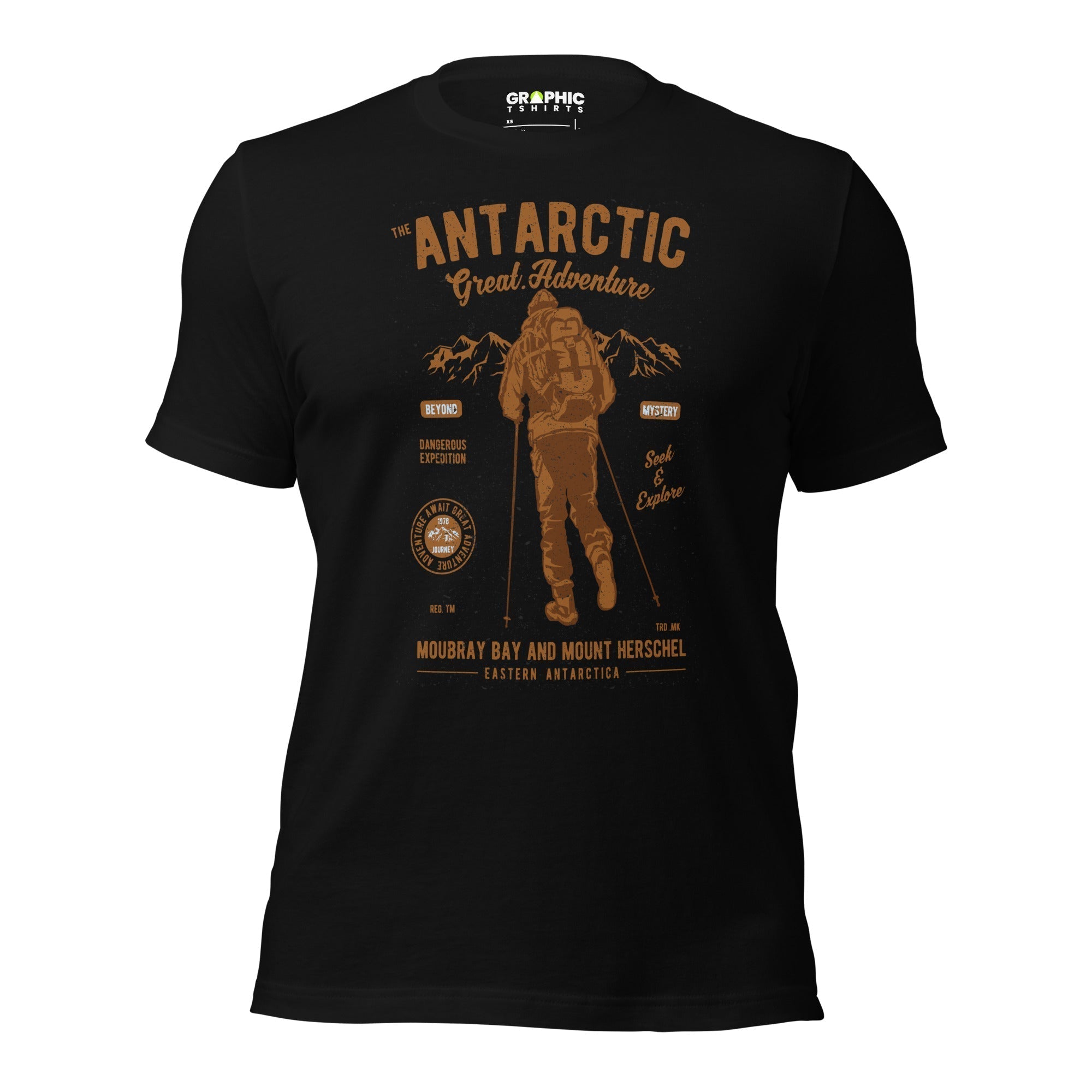 Unisex Staple T-Shirt - The Antarctic Great Adventure Beyond Mystery Moubray Bay And Mount Herschel Eastern Antarctica - GRAPHIC T-SHIRTS