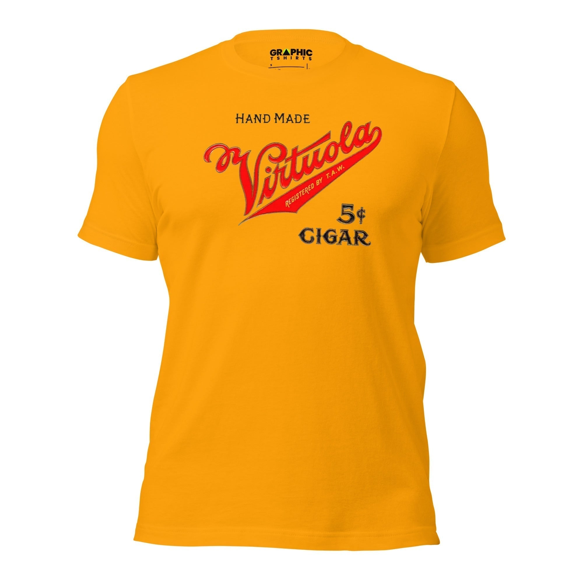 Unisex Staple T-Shirt - Virtuola Vintage Cigar 5 Cents - GRAPHIC T-SHIRTS