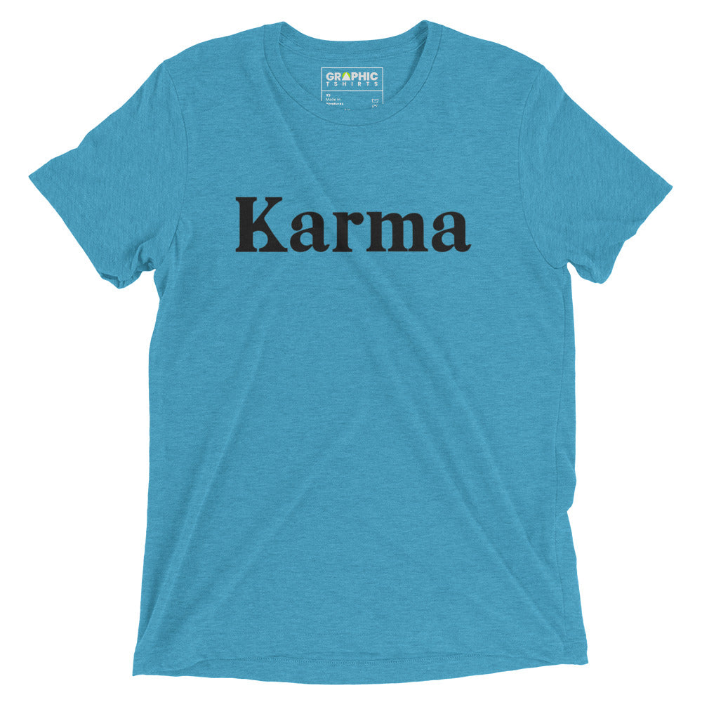 Unisex Tri-Blend T-Shirt - Karma - GRAPHIC T-SHIRTS