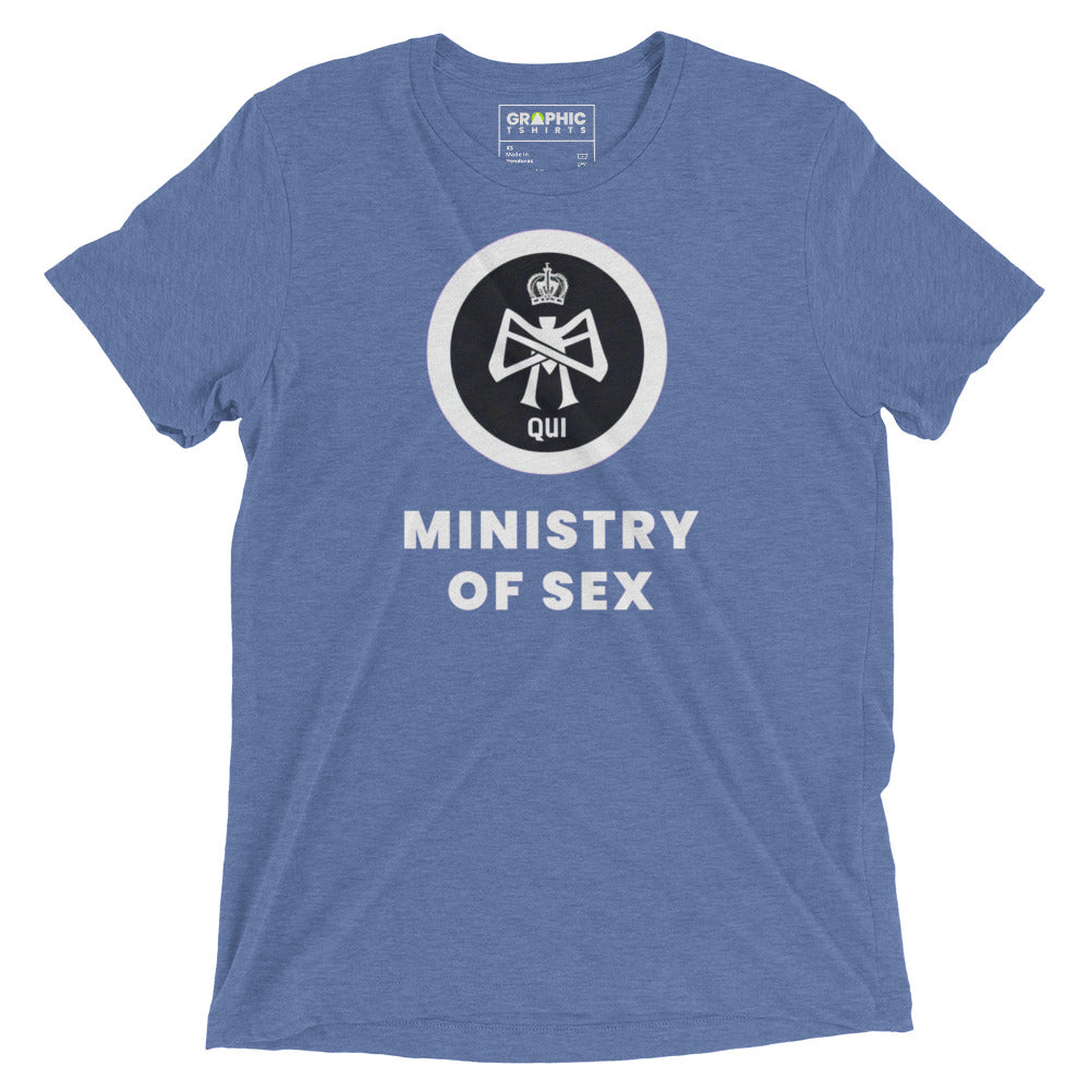 Unisex Tri-Blend T-Shirt - Ministry of S*x - GRAPHIC T-SHIRTS