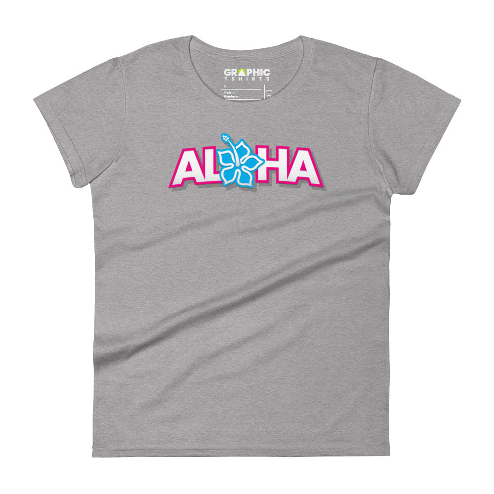 Women's Fashion Fit T-Shirt - Aloha Hawaii - GRAPHIC T-SHIRTS