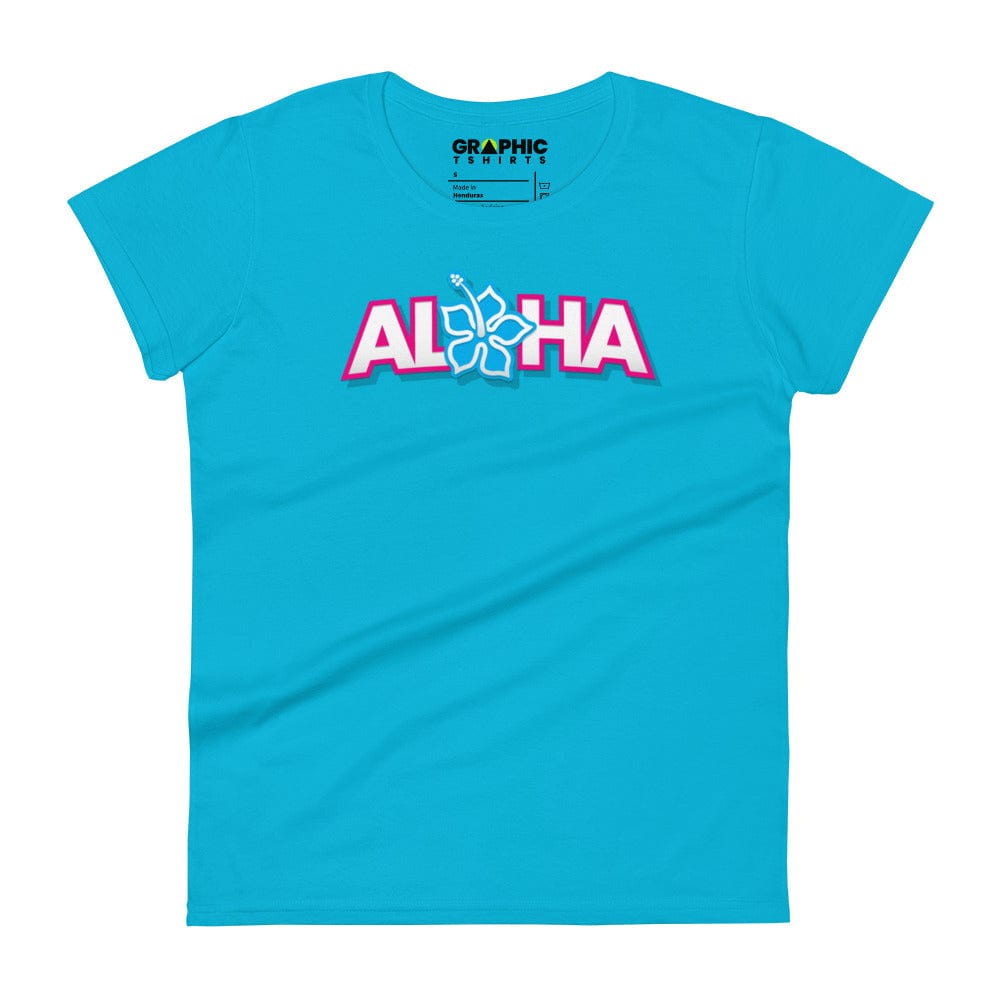 Women's Fashion Fit T-Shirt - Aloha Hawaii - GRAPHIC T-SHIRTS