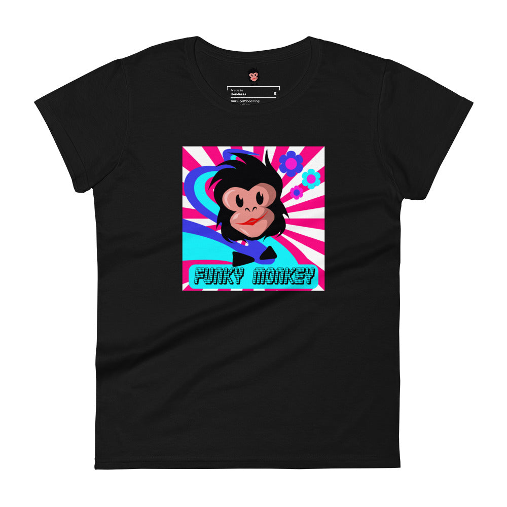 Women's Fashion Fit T-Shirt - Funky Monkey - GRAPHIC T-SHIRTS