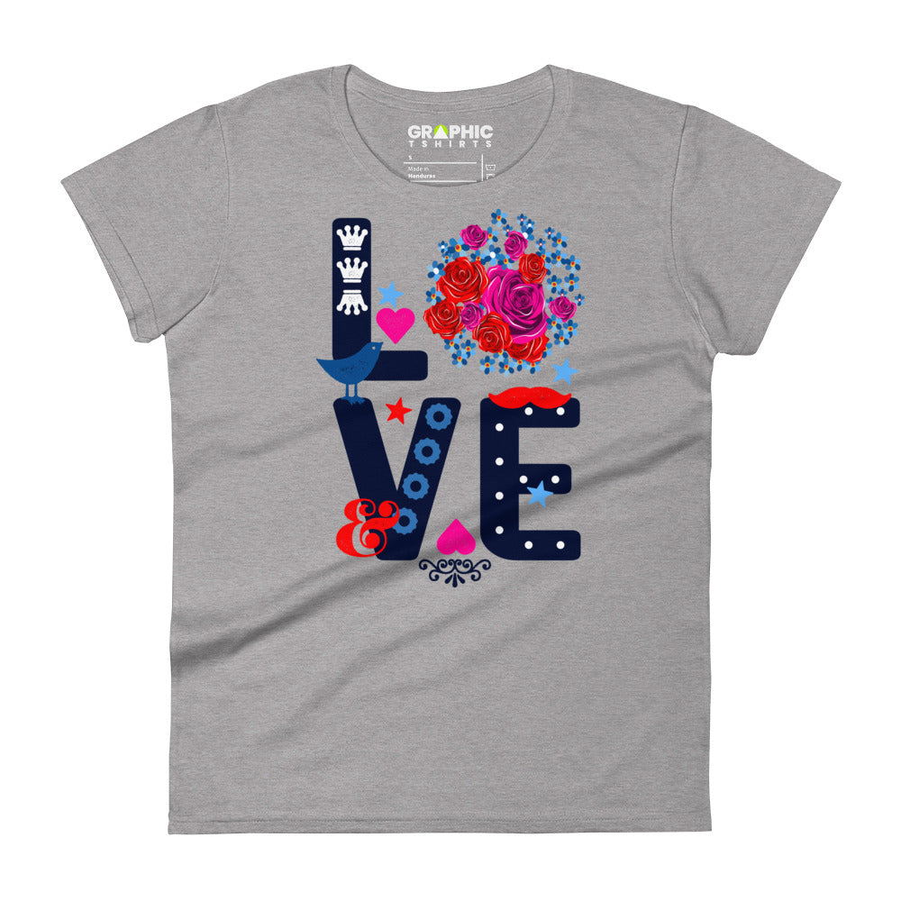Women's Fashion Fit T-Shirt - Love - GRAPHIC T-SHIRTS