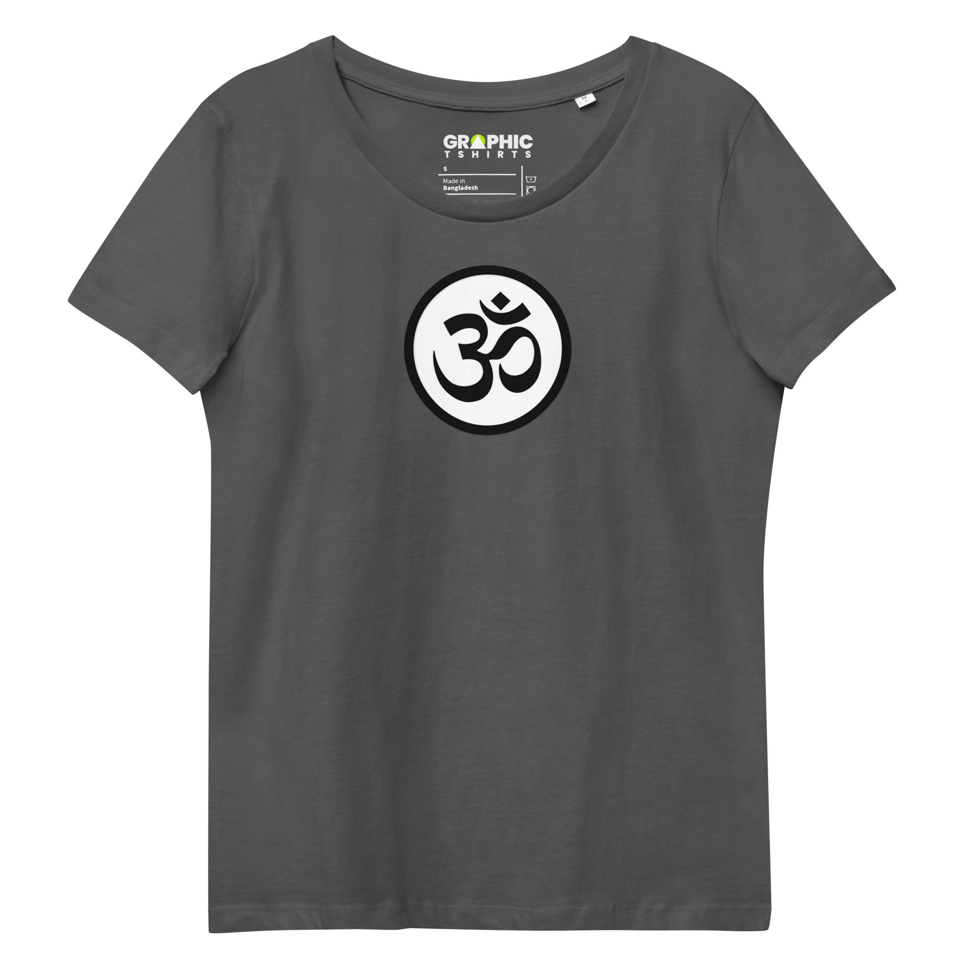Women's Fitted Eco Tee - Om Namaste Yoga - GRAPHIC T-SHIRTS