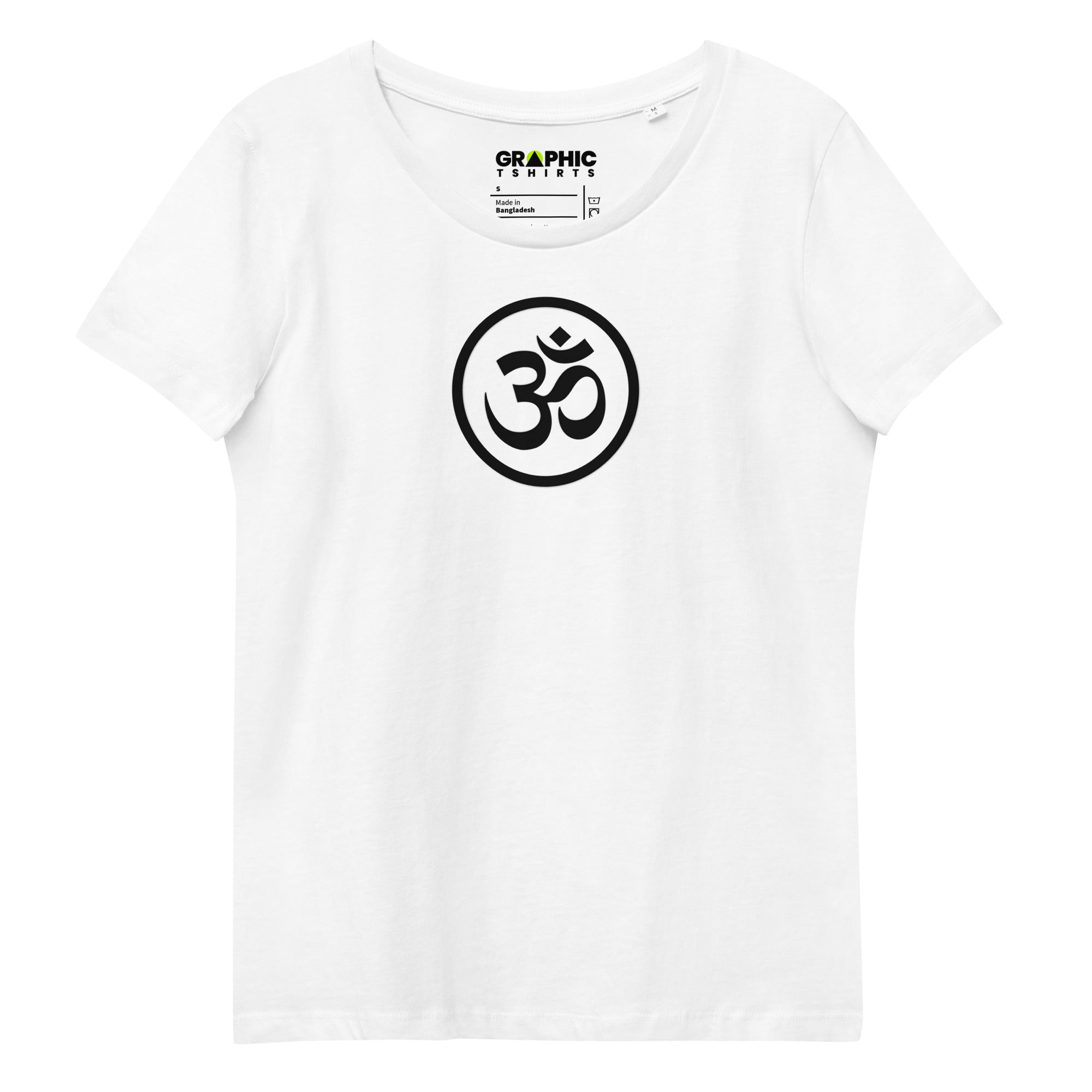 Women's Fitted Eco Tee - Om Namaste Yoga - GRAPHIC T-SHIRTS