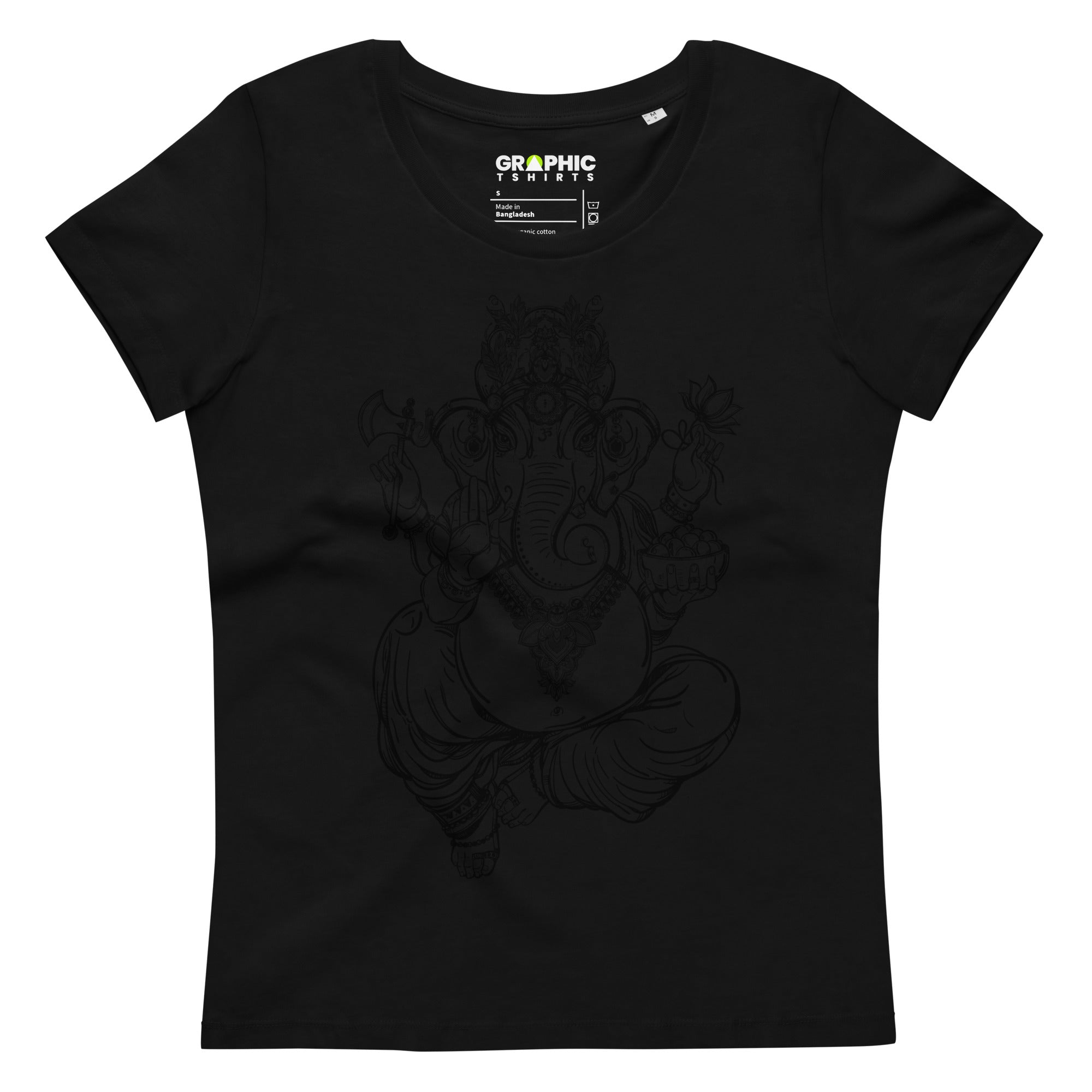 Women's Fitted Eco Tee - Thai Elephant Gluttony - GRAPHIC T-SHIRTS