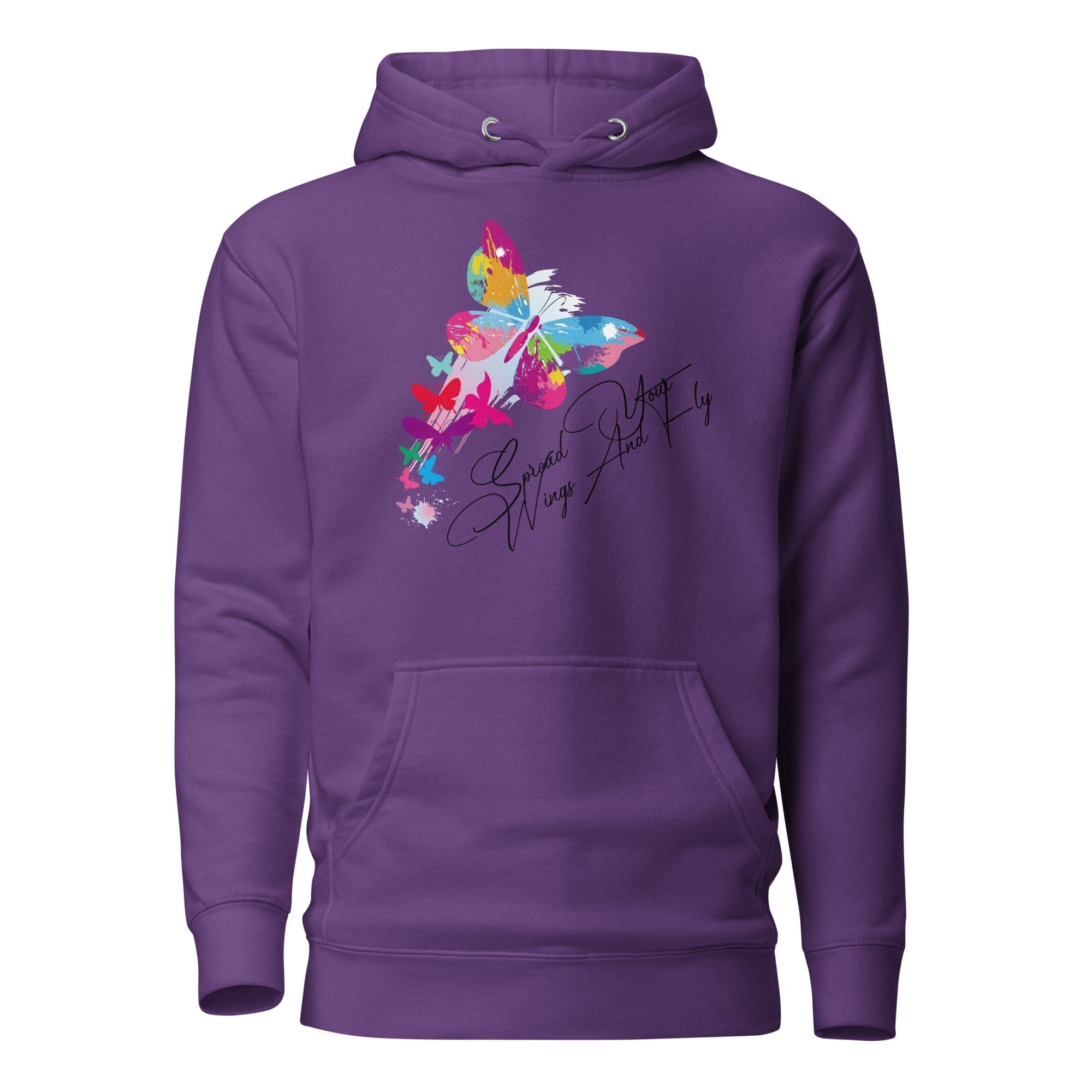 Women's Premium Hoodie - Spread Your Wings And Fly Butterfly - GRAPHIC T-SHIRTS