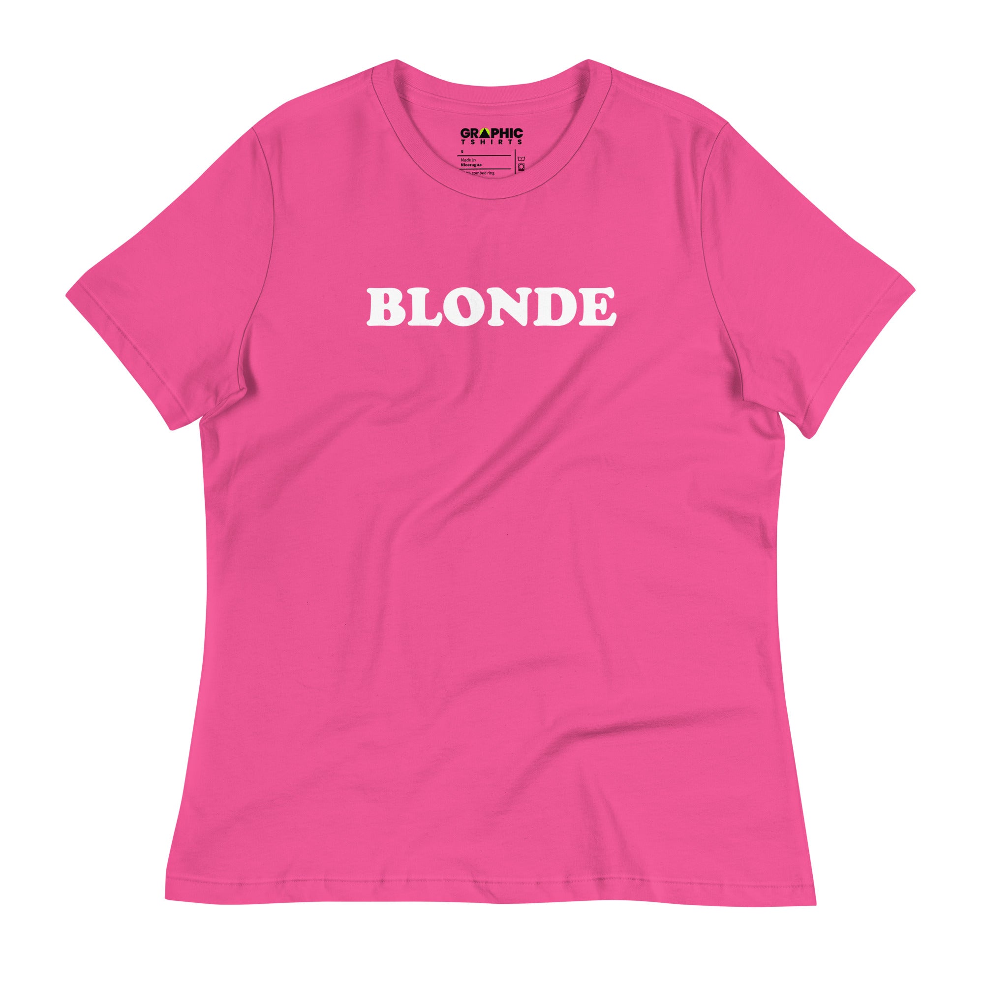 Women's Relaxed T-Shirt - Blonde - GRAPHIC T-SHIRTS