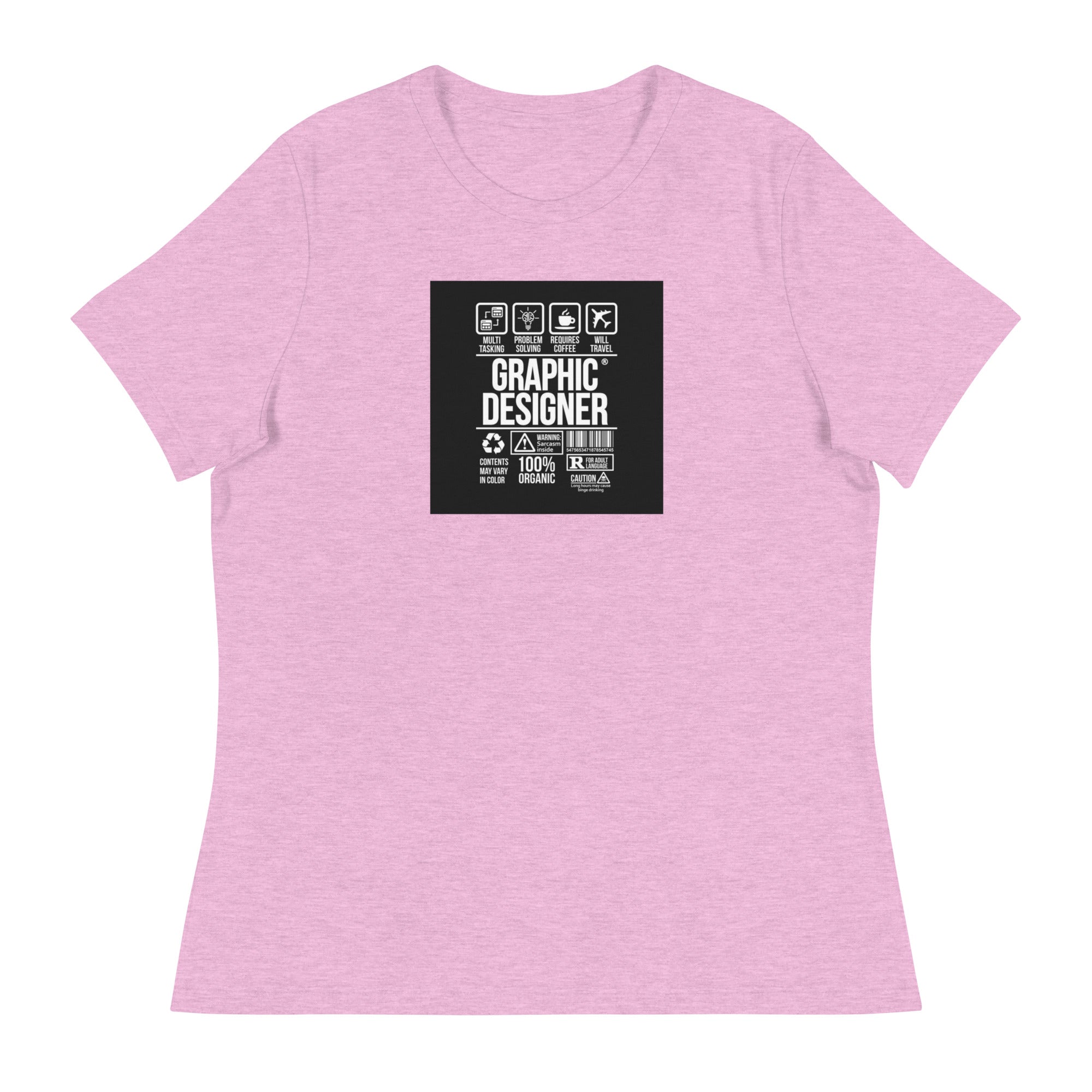 Women's Relaxed T-Shirt - Graphic Designer CMYK - GRAPHIC T-SHIRTS