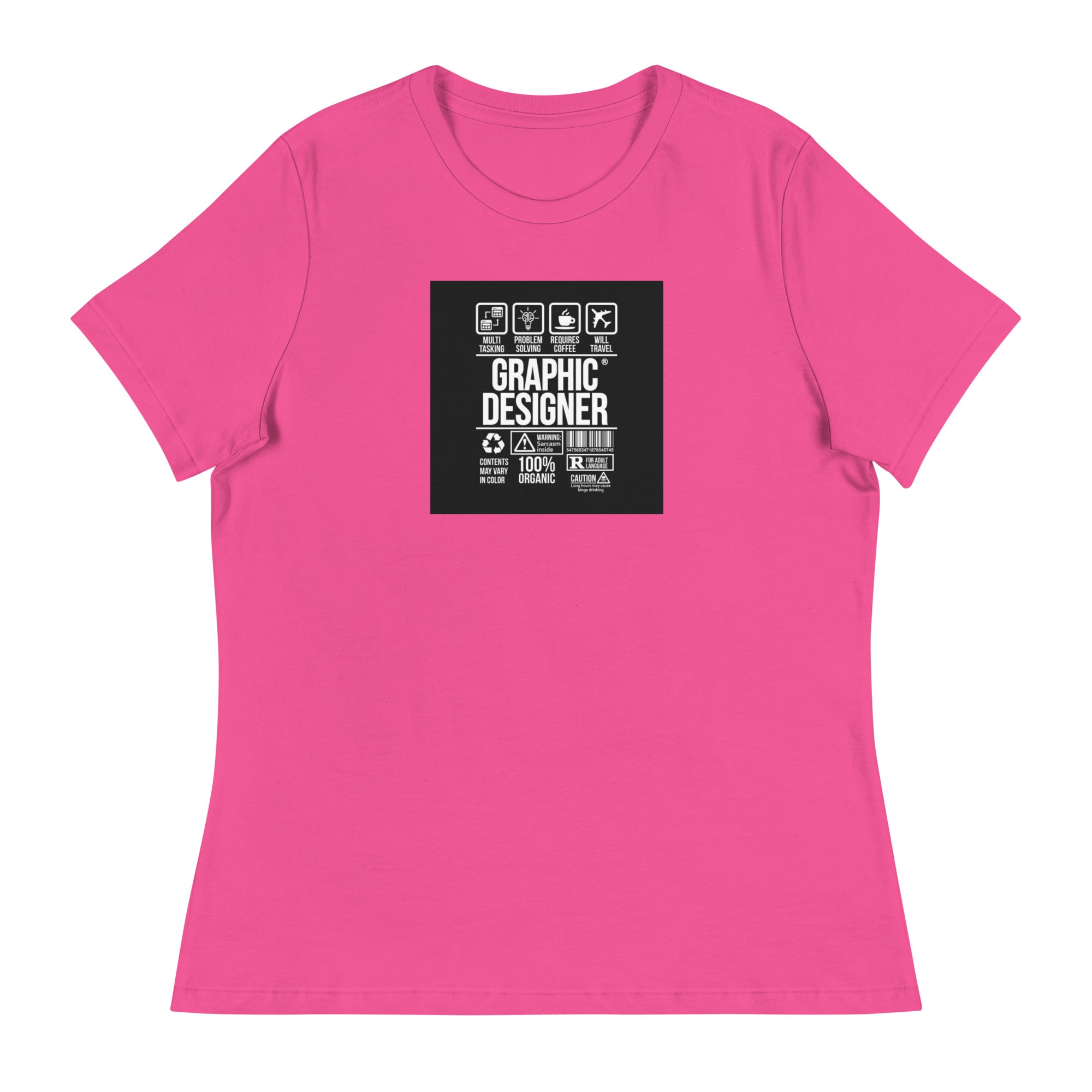 Women's Relaxed T-Shirt - Graphic Designer CMYK - GRAPHIC T-SHIRTS