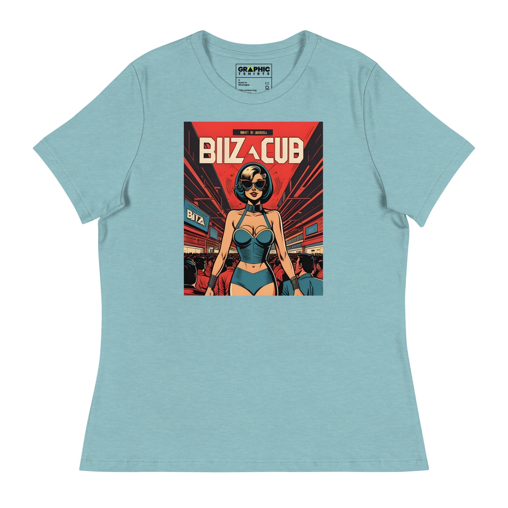 Women's Relaxed T-Shirt - Ibiza Night Club Heroes Comic Series v.10 - GRAPHIC T-SHIRTS