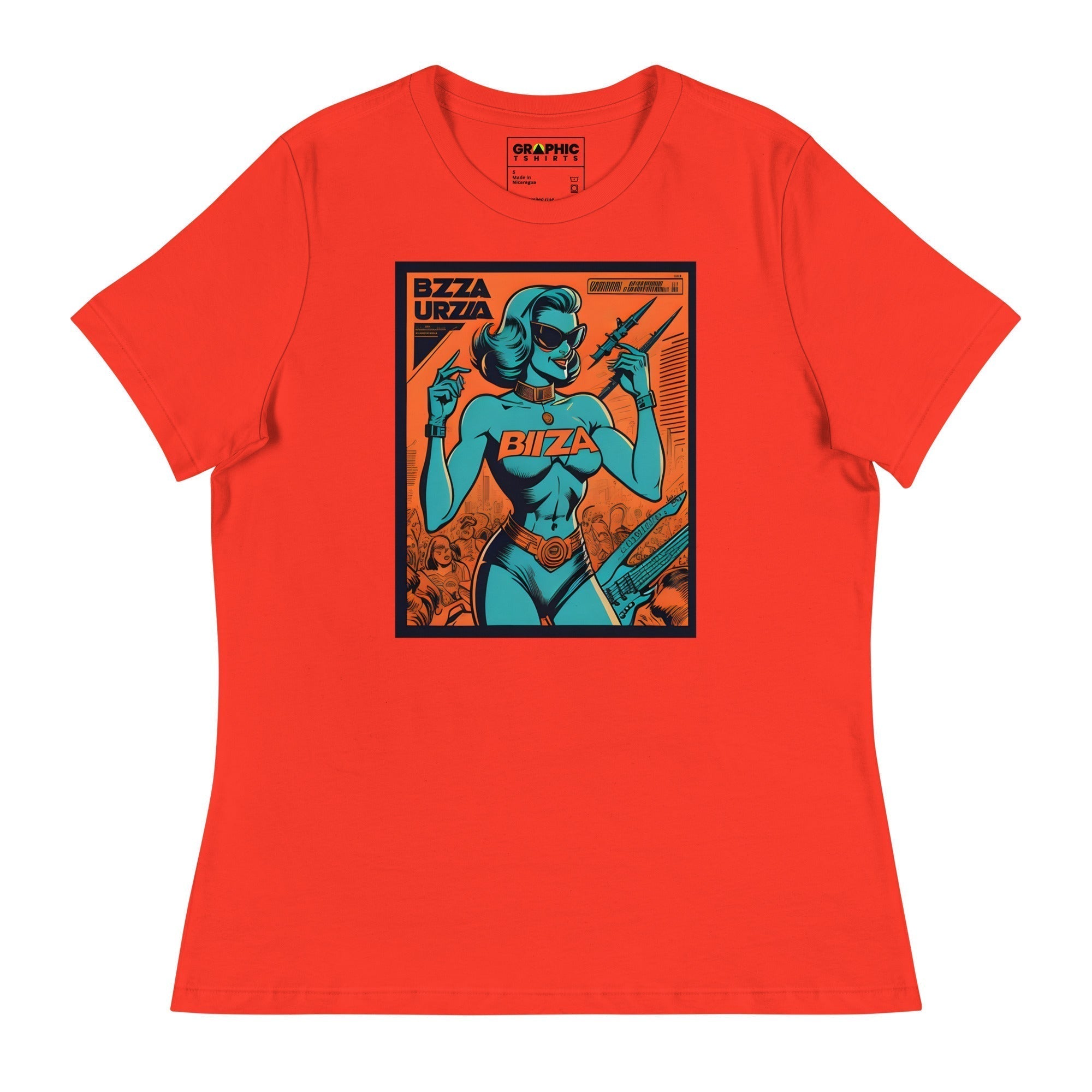 Women's Relaxed T-Shirt - Ibiza Night Club Heroes Comic Series v.15 - GRAPHIC T-SHIRTS