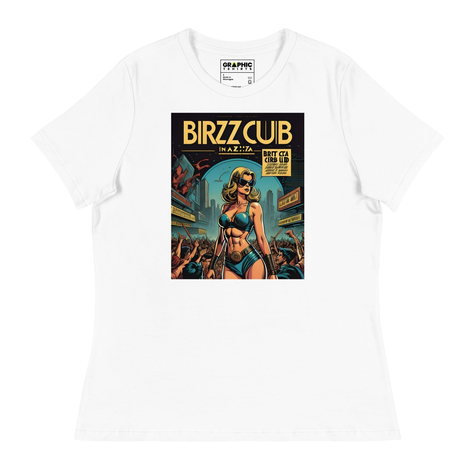 Women's Relaxed T-Shirt - Ibiza Night Club Heroes Comic Series v.17 - GRAPHIC T-SHIRTS