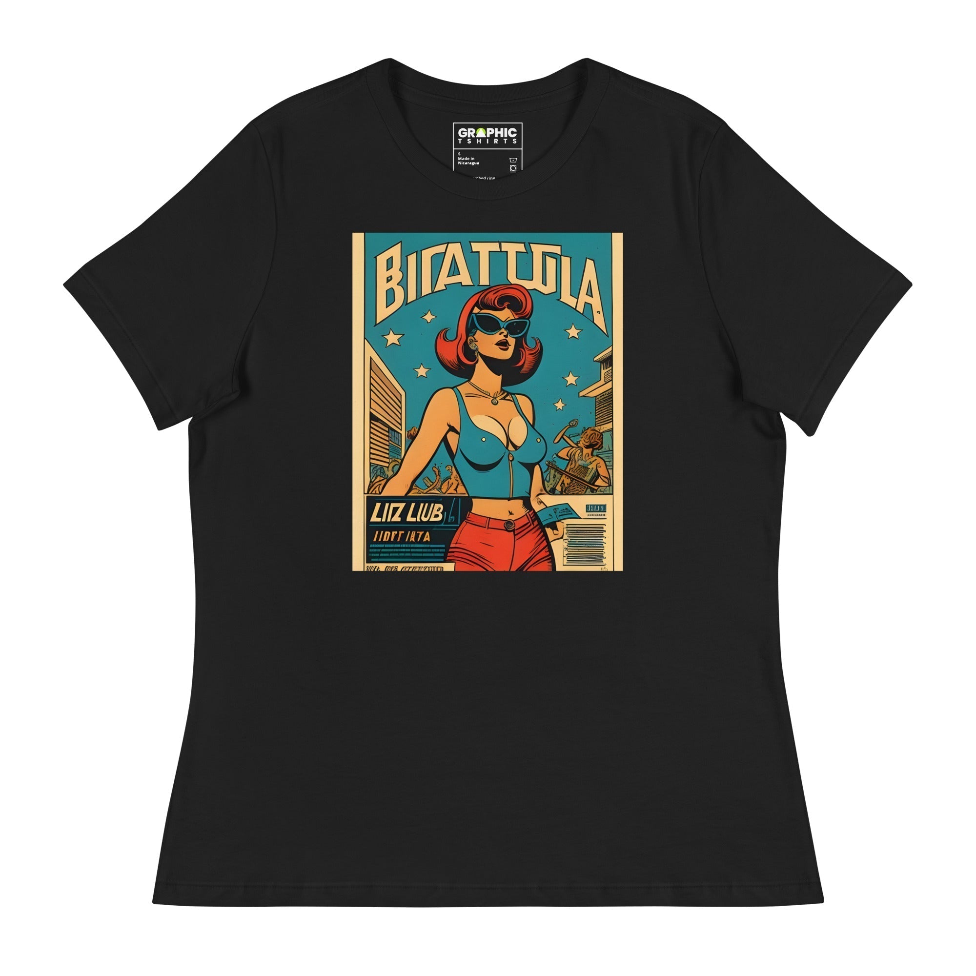 Women's Relaxed T-Shirt - Ibiza Night Club Heroes Comic Series v.18 - GRAPHIC T-SHIRTS
