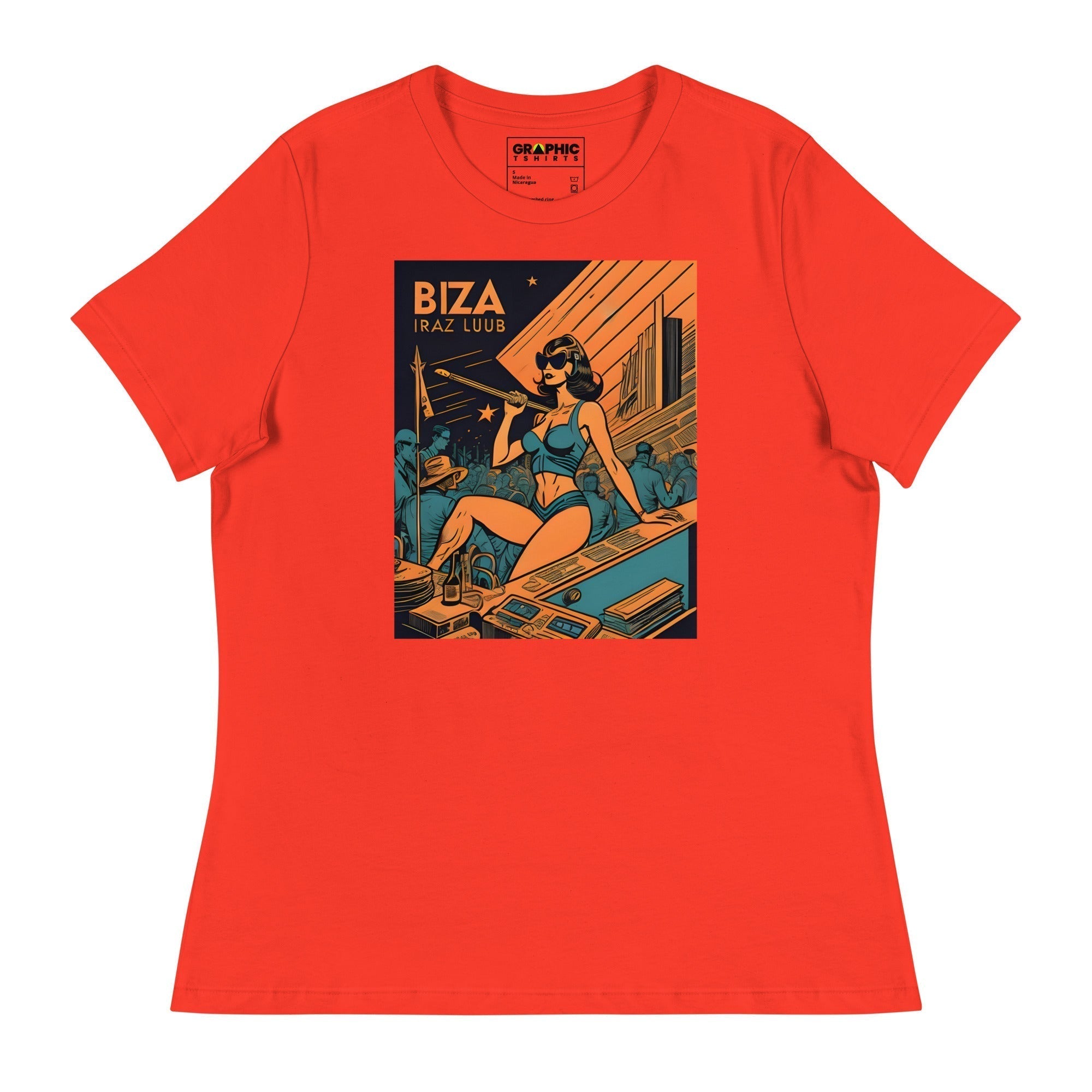 Women's Relaxed T-Shirt - Ibiza Night Club Heroes Comic Series v.21 - GRAPHIC T-SHIRTS