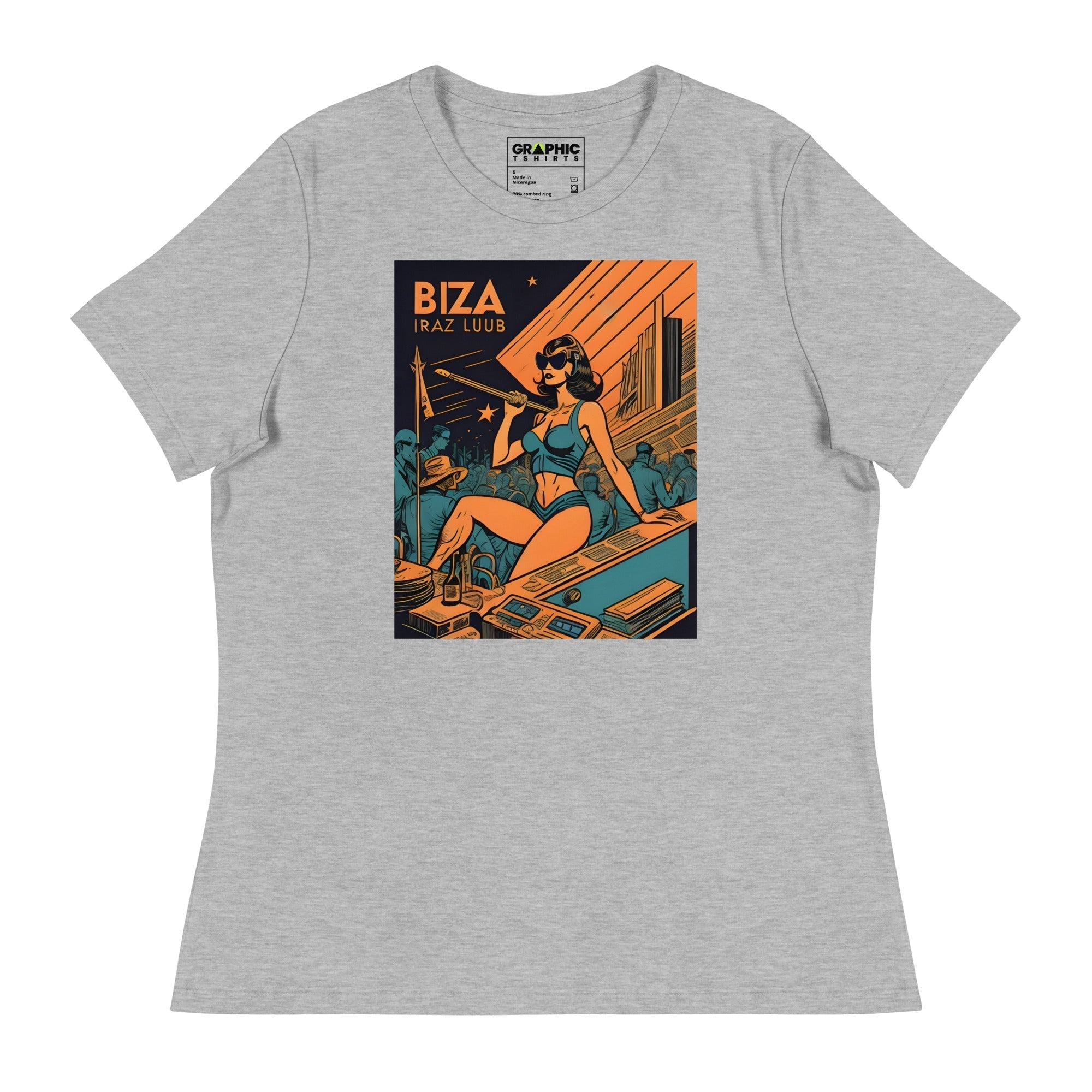 Women's Relaxed T-Shirt - Ibiza Night Club Heroes Comic Series v.21 - GRAPHIC T-SHIRTS