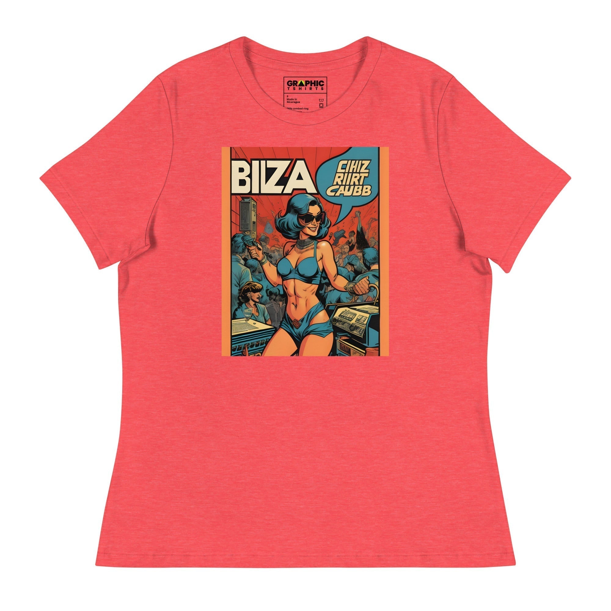 Women's Relaxed T-Shirt - Ibiza Night Club Heroes Comic Series v.22 - GRAPHIC T-SHIRTS