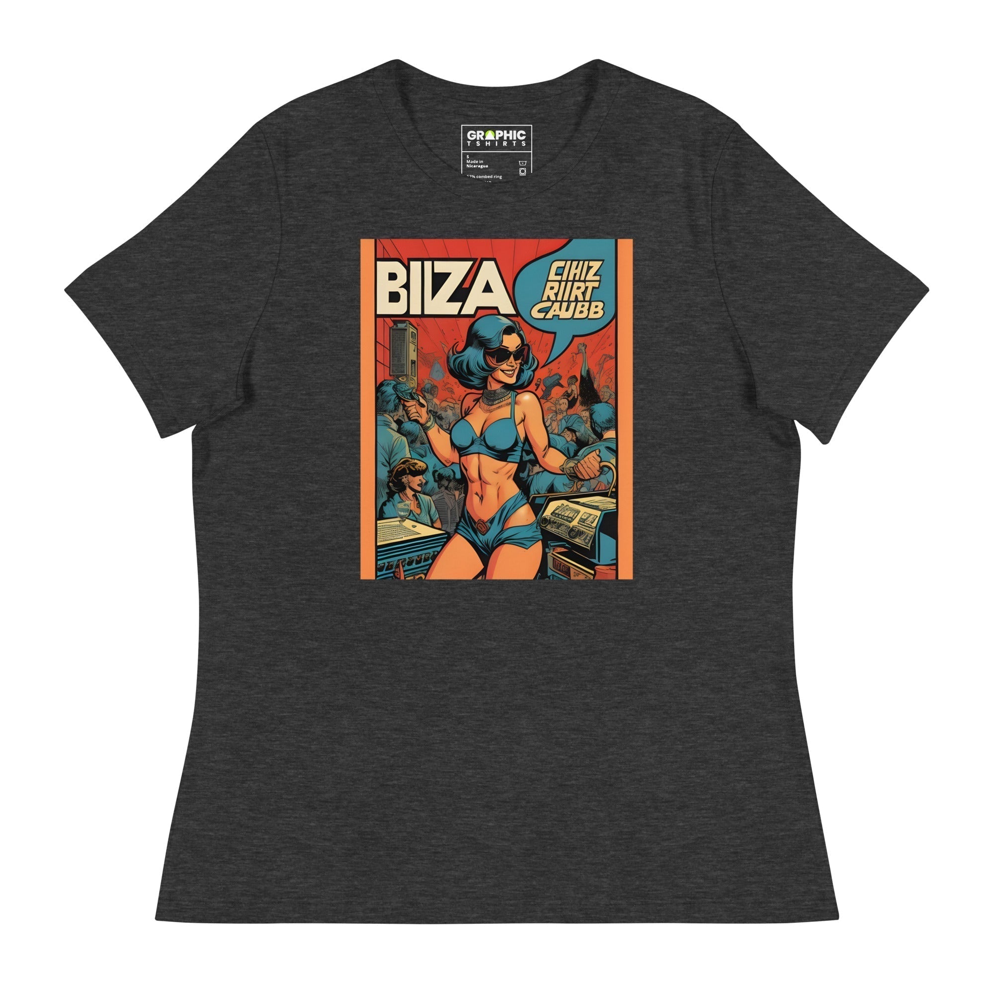 Women's Relaxed T-Shirt - Ibiza Night Club Heroes Comic Series v.22 - GRAPHIC T-SHIRTS