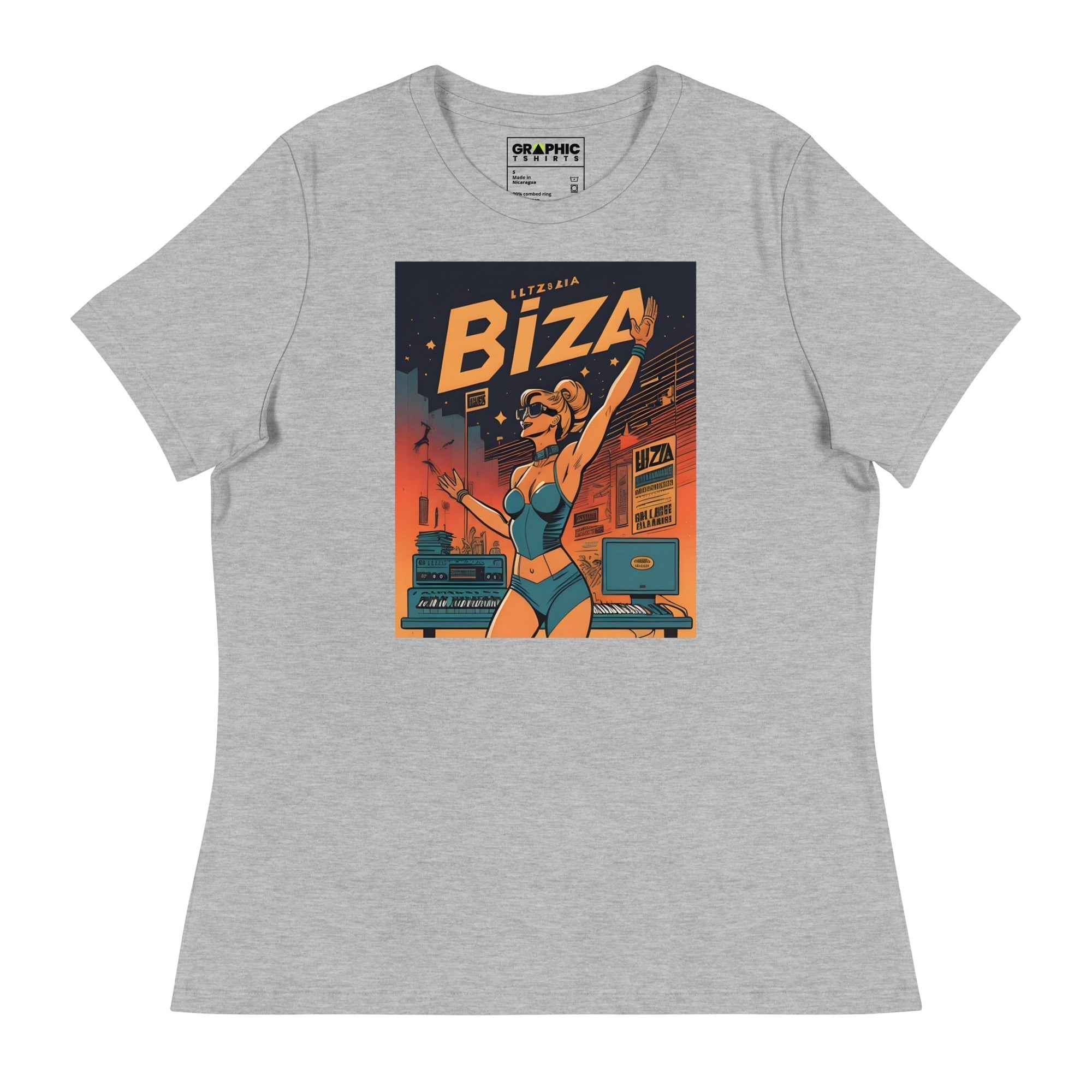 Women's Relaxed T-Shirt - Ibiza Night Club Heroes Comic Series v.23 - GRAPHIC T-SHIRTS