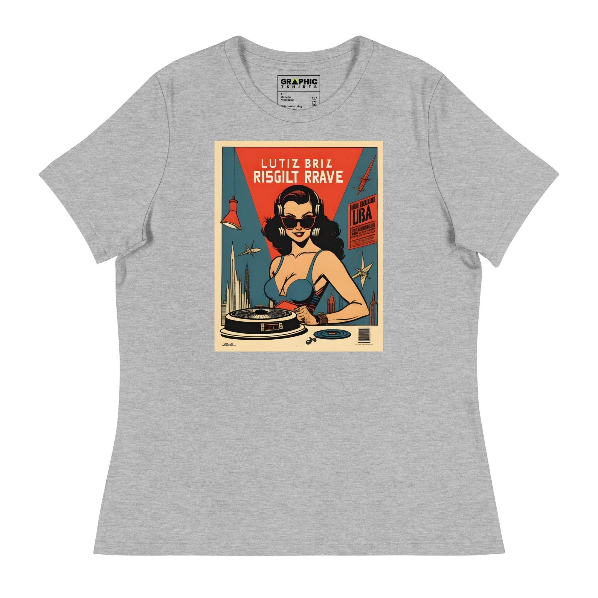 Women's Relaxed T-Shirt - Ibiza Night Club Heroes Comic Series v.4 - GRAPHIC T-SHIRTS