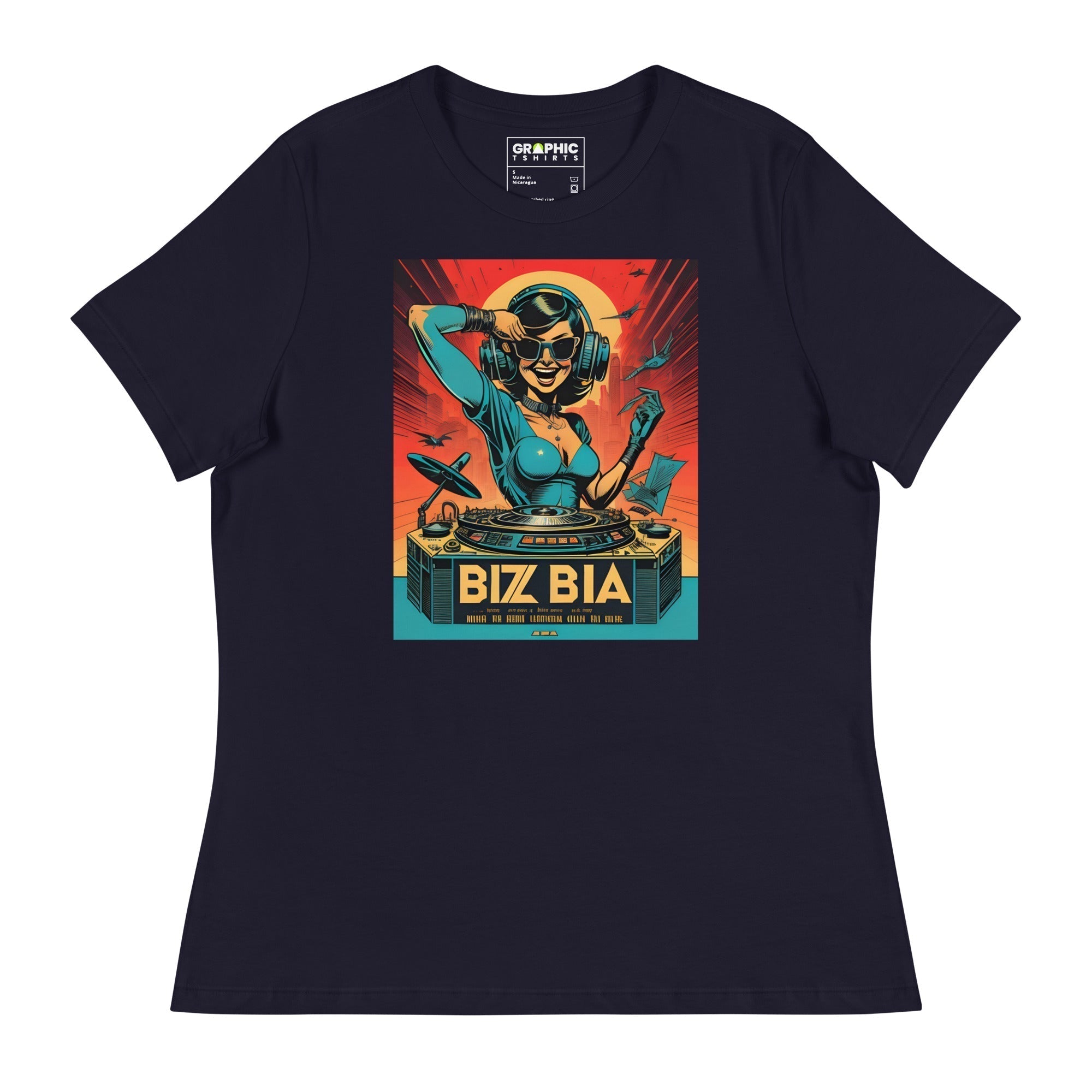 Women's Relaxed T-Shirt - Ibiza Night Club Heroes Comic Series v.8 - GRAPHIC T-SHIRTS