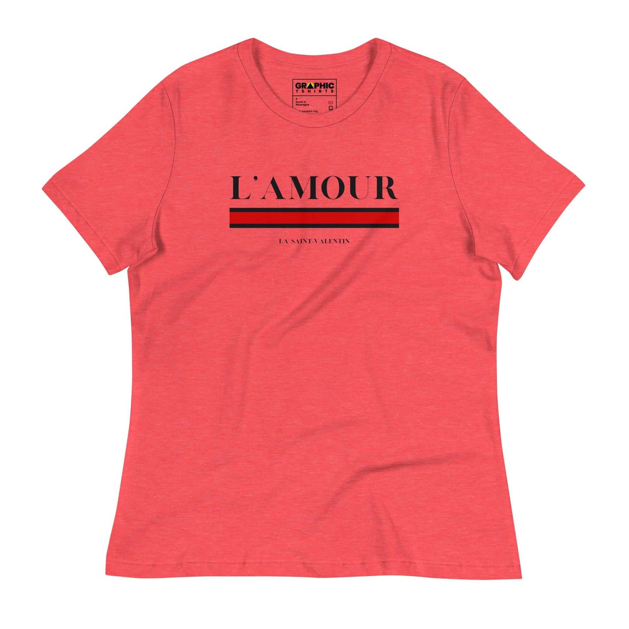 Women's Relaxed T-Shirt - L'Amour La Saint Valentin - GRAPHIC T-SHIRTS