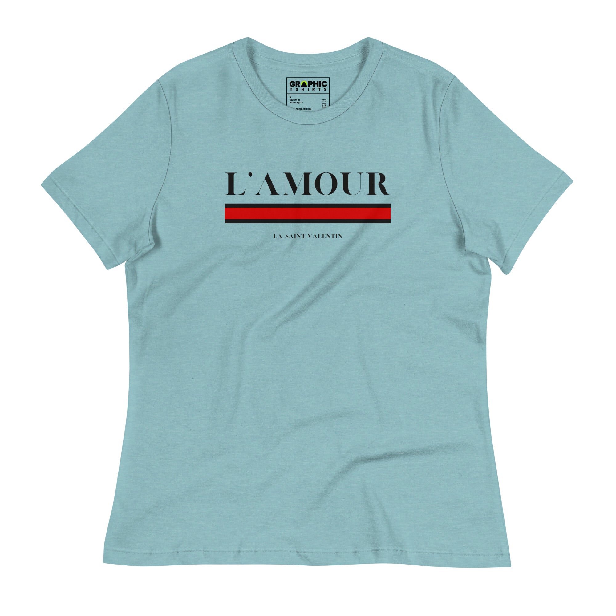 Women's Relaxed T-Shirt - L'Amour La Saint Valentin - GRAPHIC T-SHIRTS