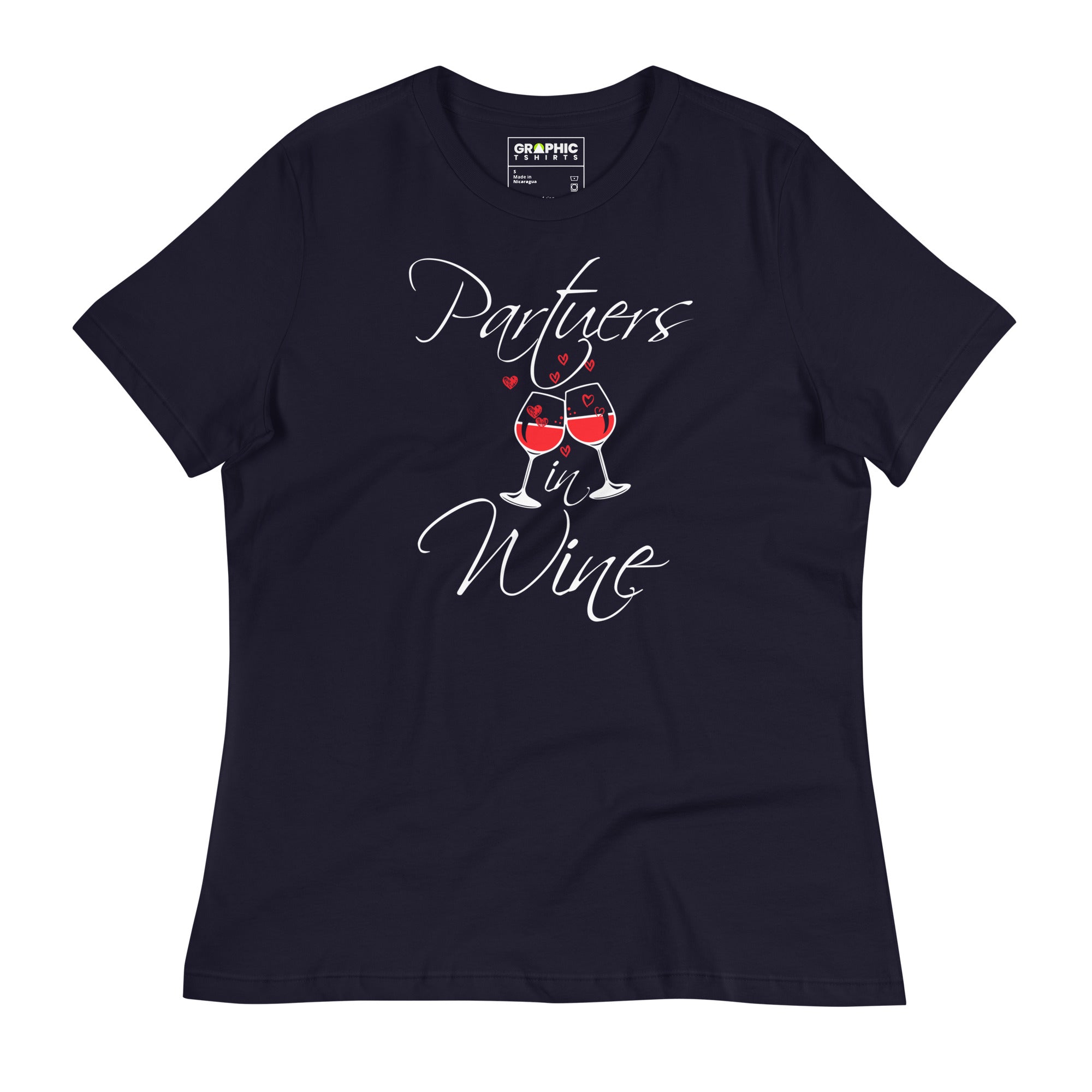 Women's Relaxed T-Shirt - Partners in Wine - GRAPHIC T-SHIRTS