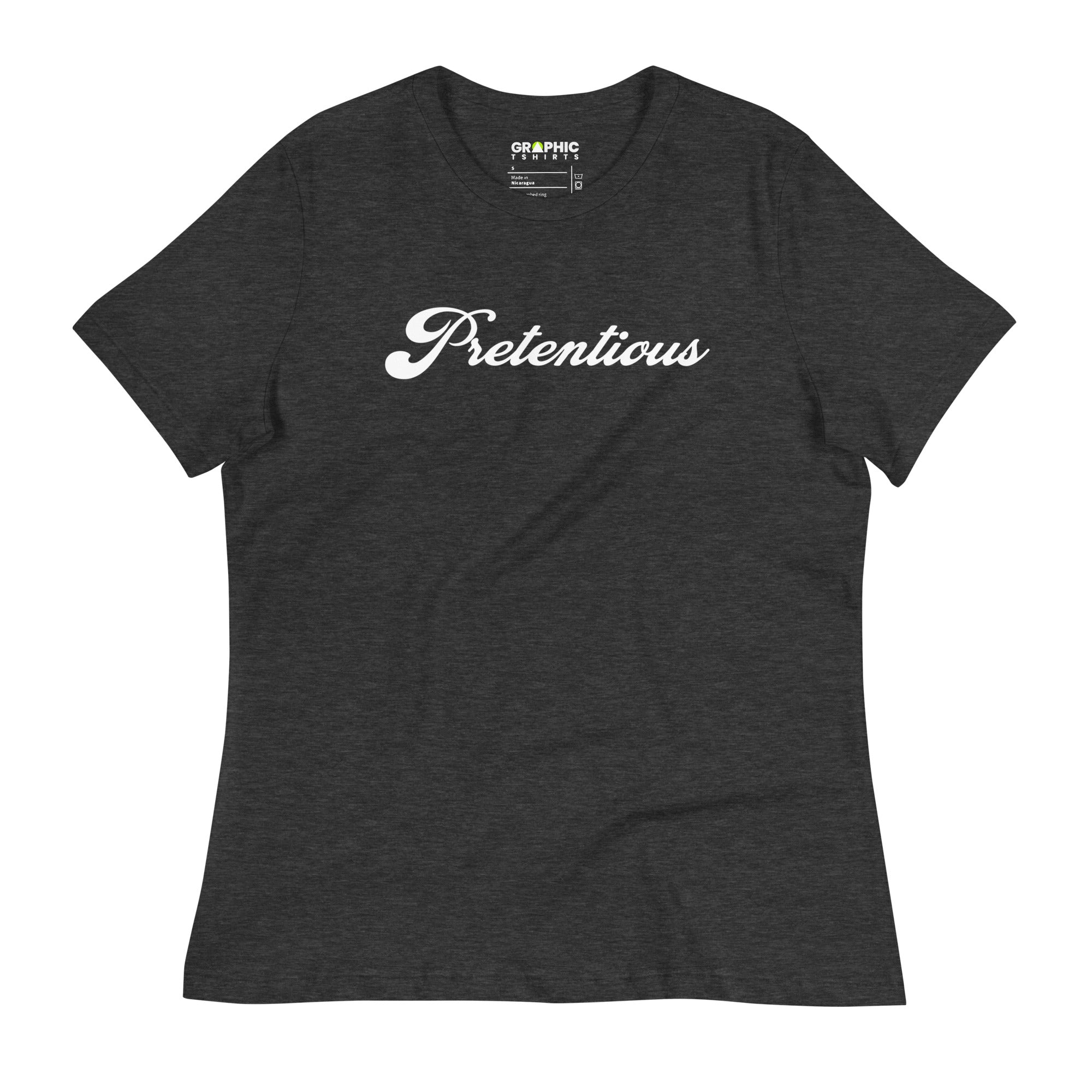 Women's Relaxed T-Shirt - Pretentious - GRAPHIC T-SHIRTS