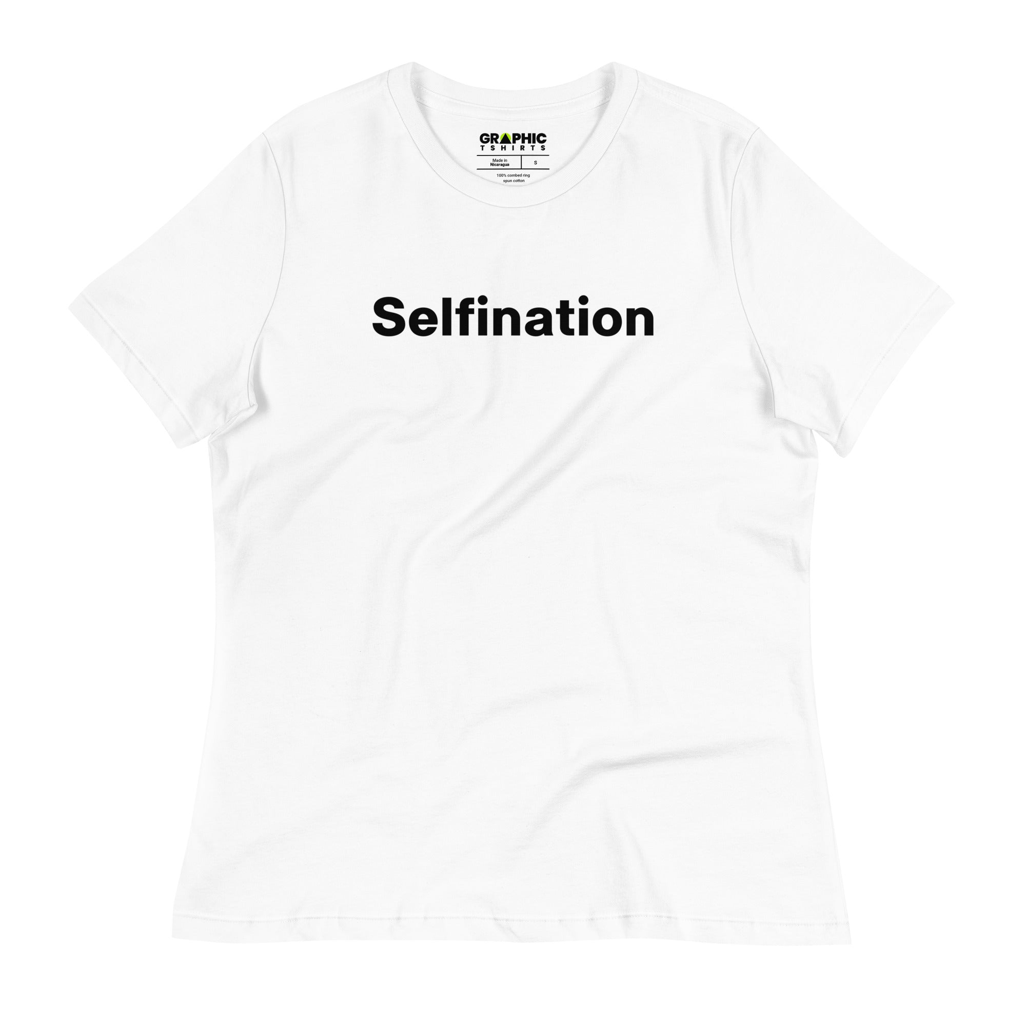Women's Relaxed T-Shirt - Selfination - GRAPHIC T-SHIRTS