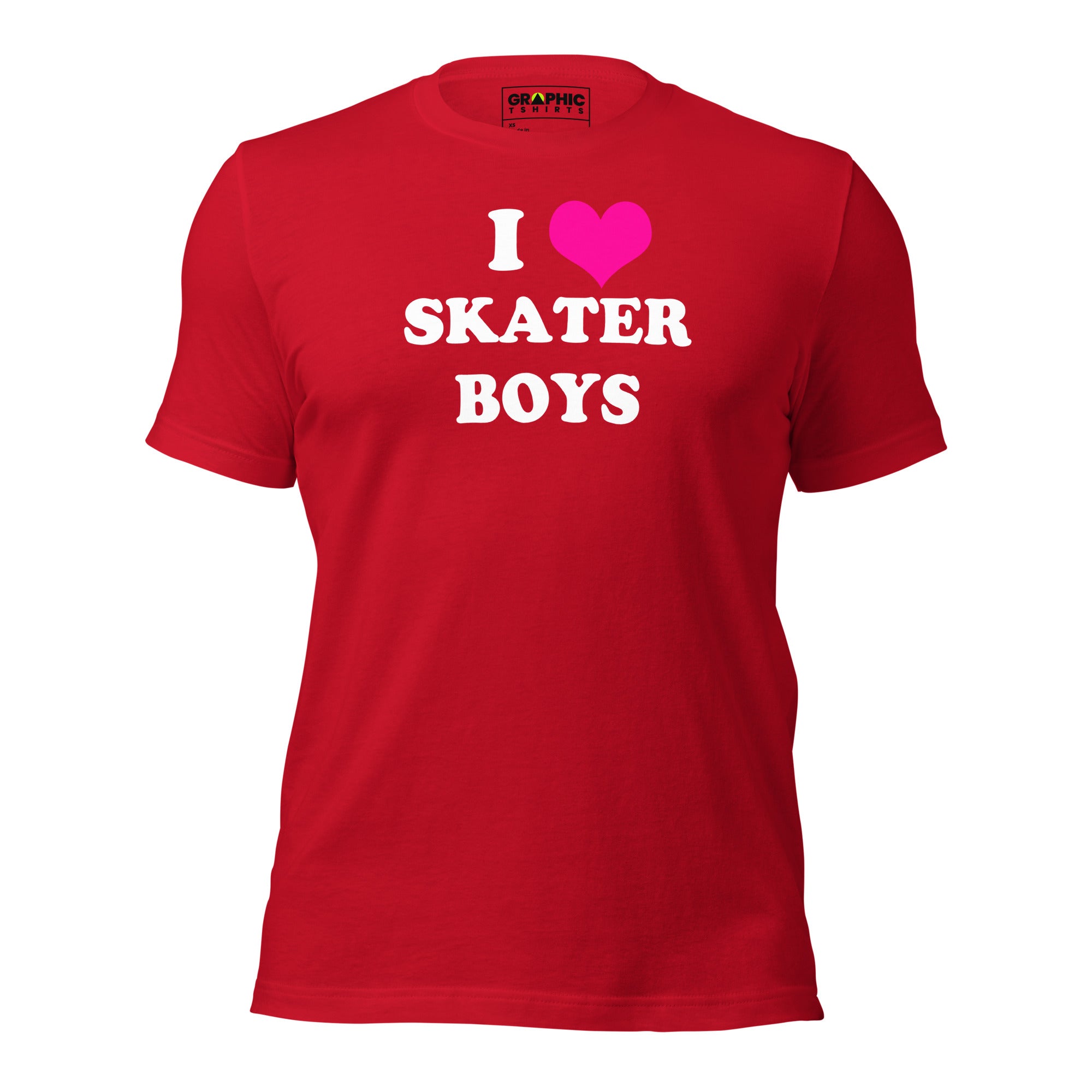Women's Staple T-Shirt - I Love Skater Boys - GRAPHIC T-SHIRTS