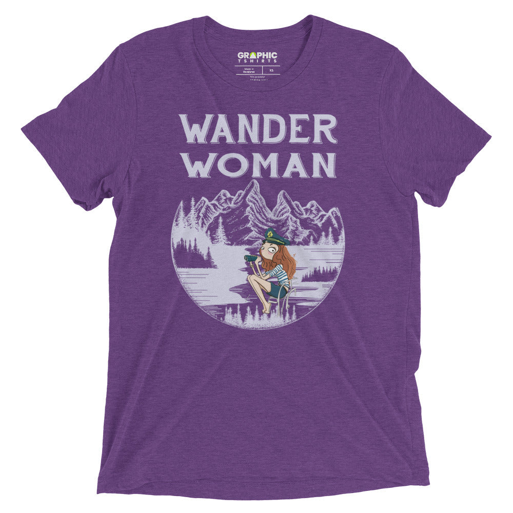Women's Tri-Blend T-Shirt - Wander Woman - GRAPHIC T-SHIRTS