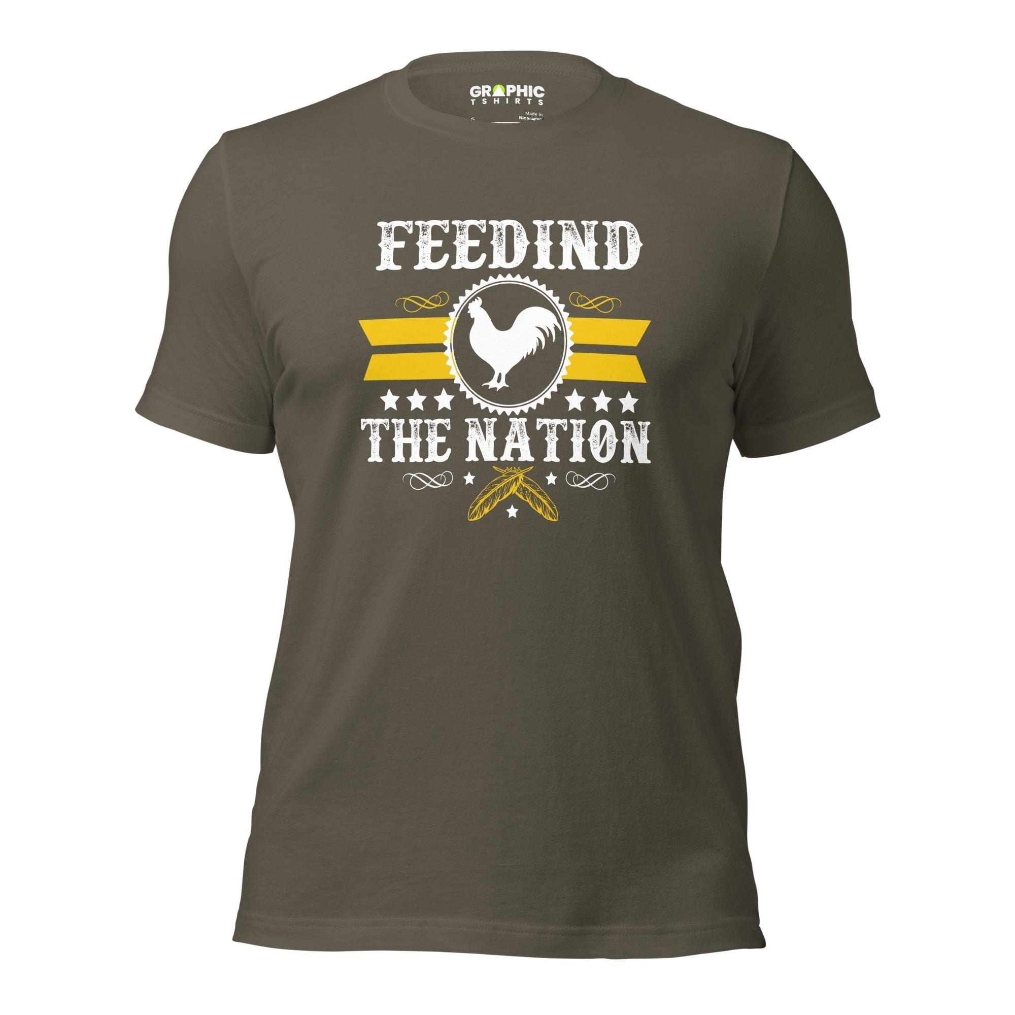 GRAPHIC T-SHIRTS Army / S Unisex Staple T-Shirt - Feedind The Nation