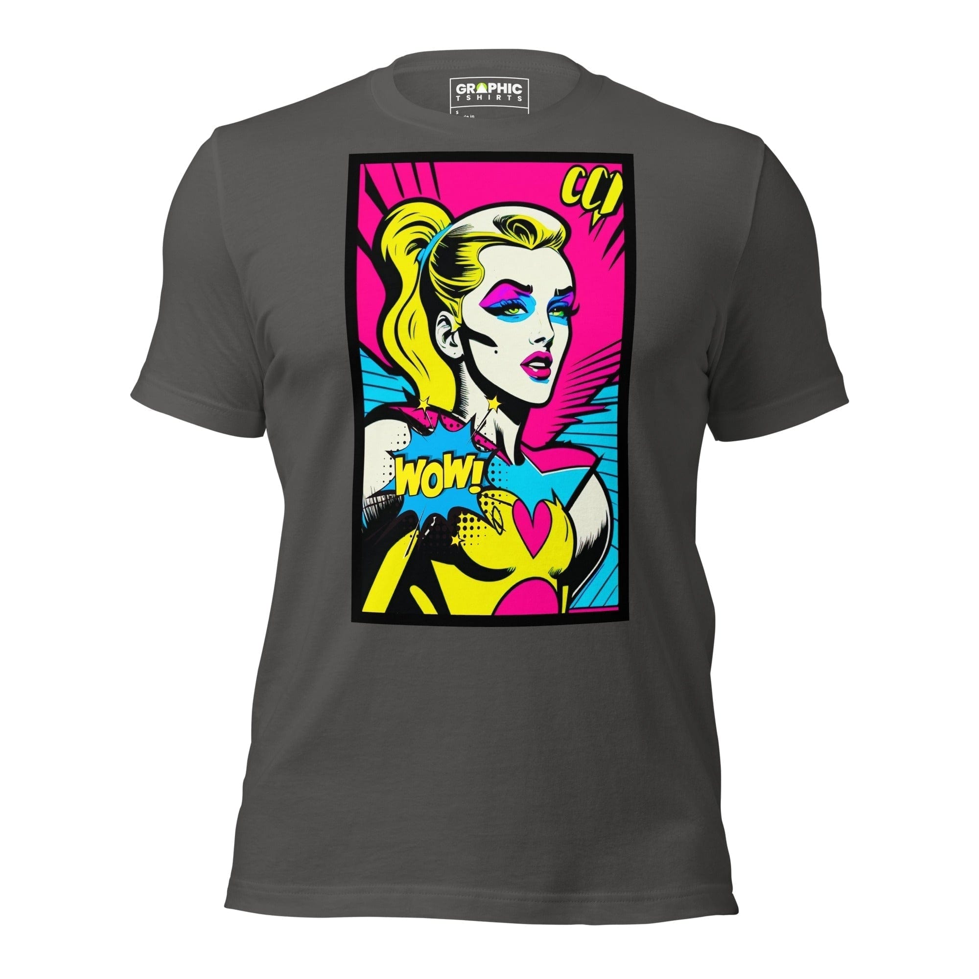 GRAPHIC T-SHIRTS Asphalt / S Unisex Crew Neck T-Shirt - Bionic Blonde