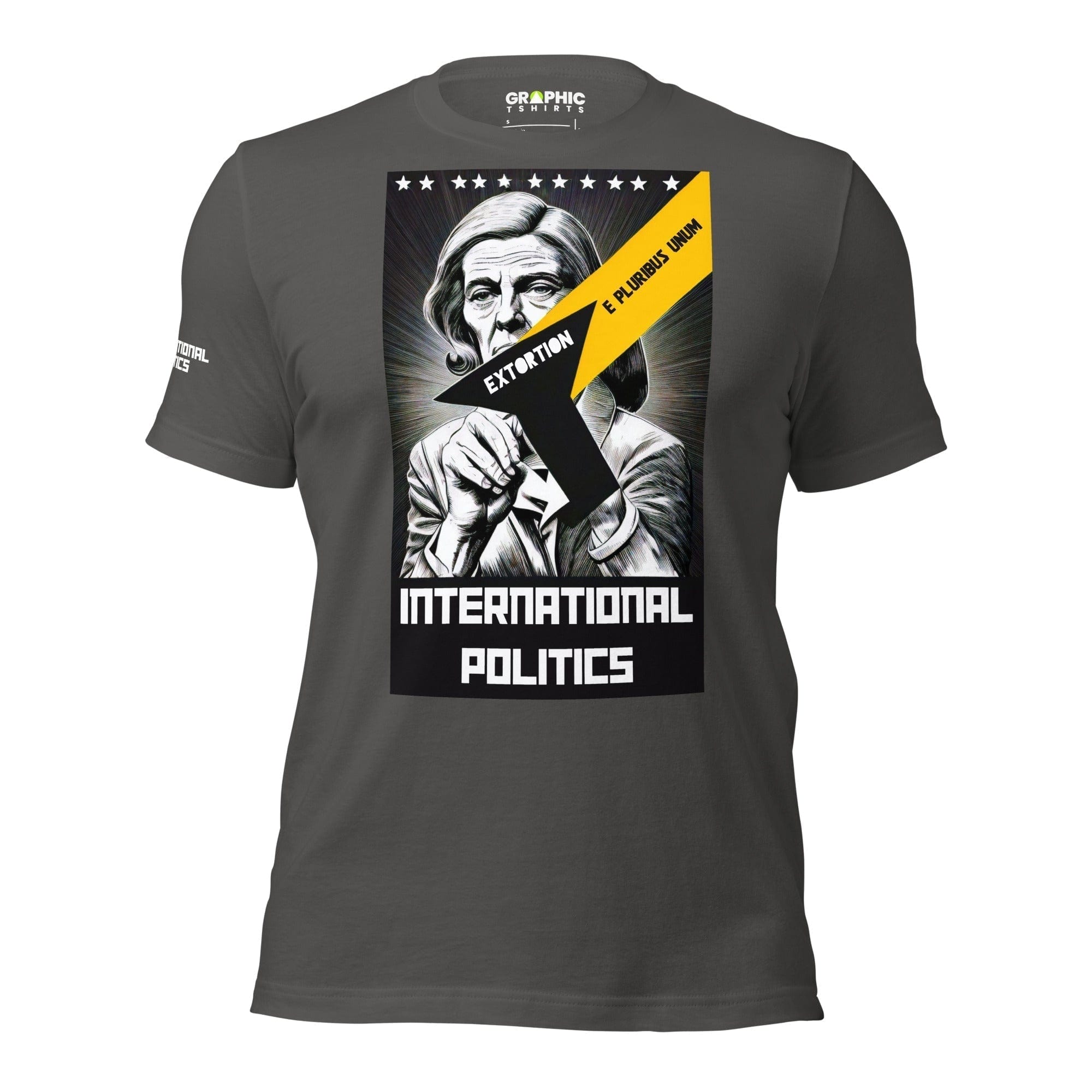 GRAPHIC T-SHIRTS Asphalt / S Unisex Crew Neck T-Shirt - International Politics