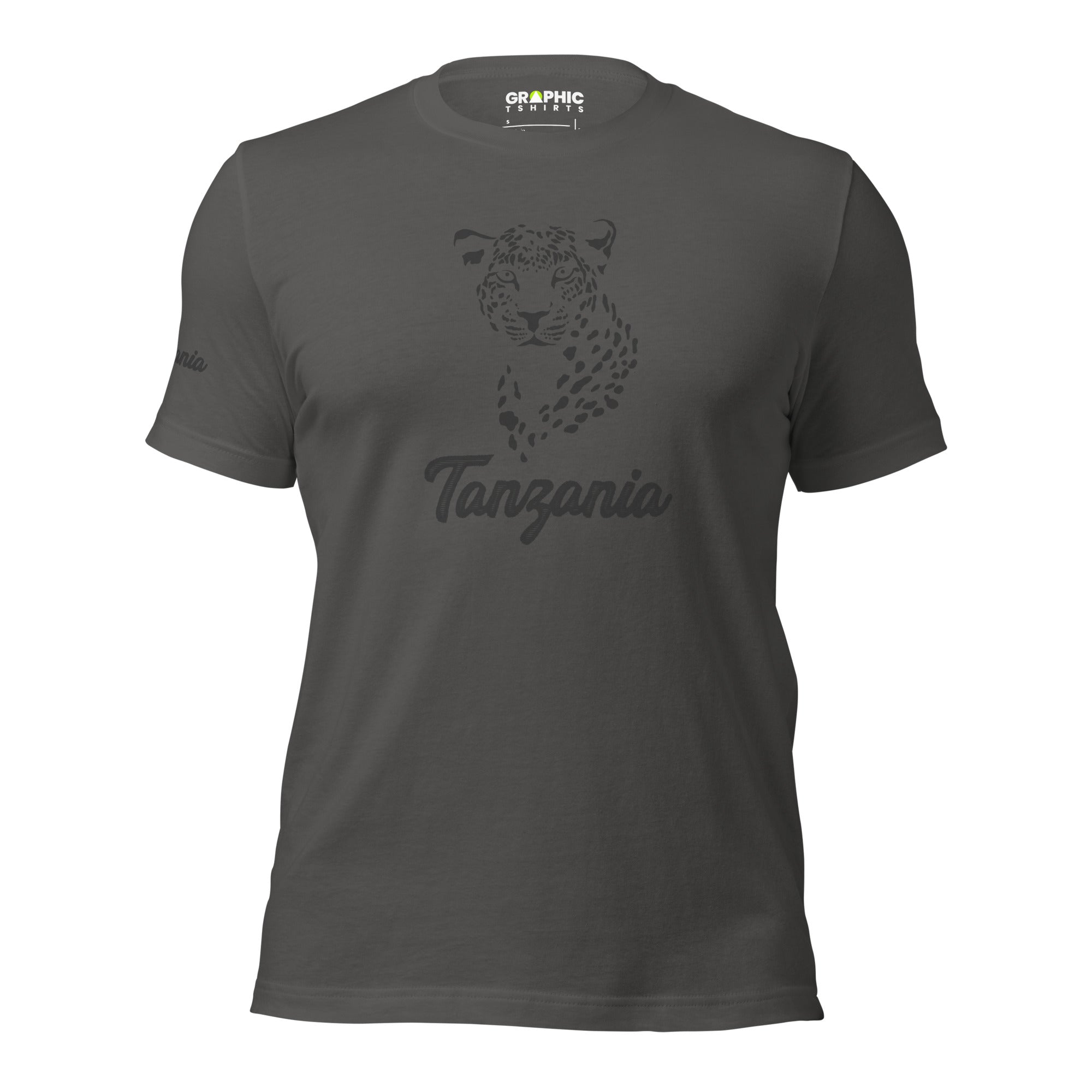 GRAPHIC T-SHIRTS Asphalt / S Unisex Crew Neck T-Shirt - Tanzania