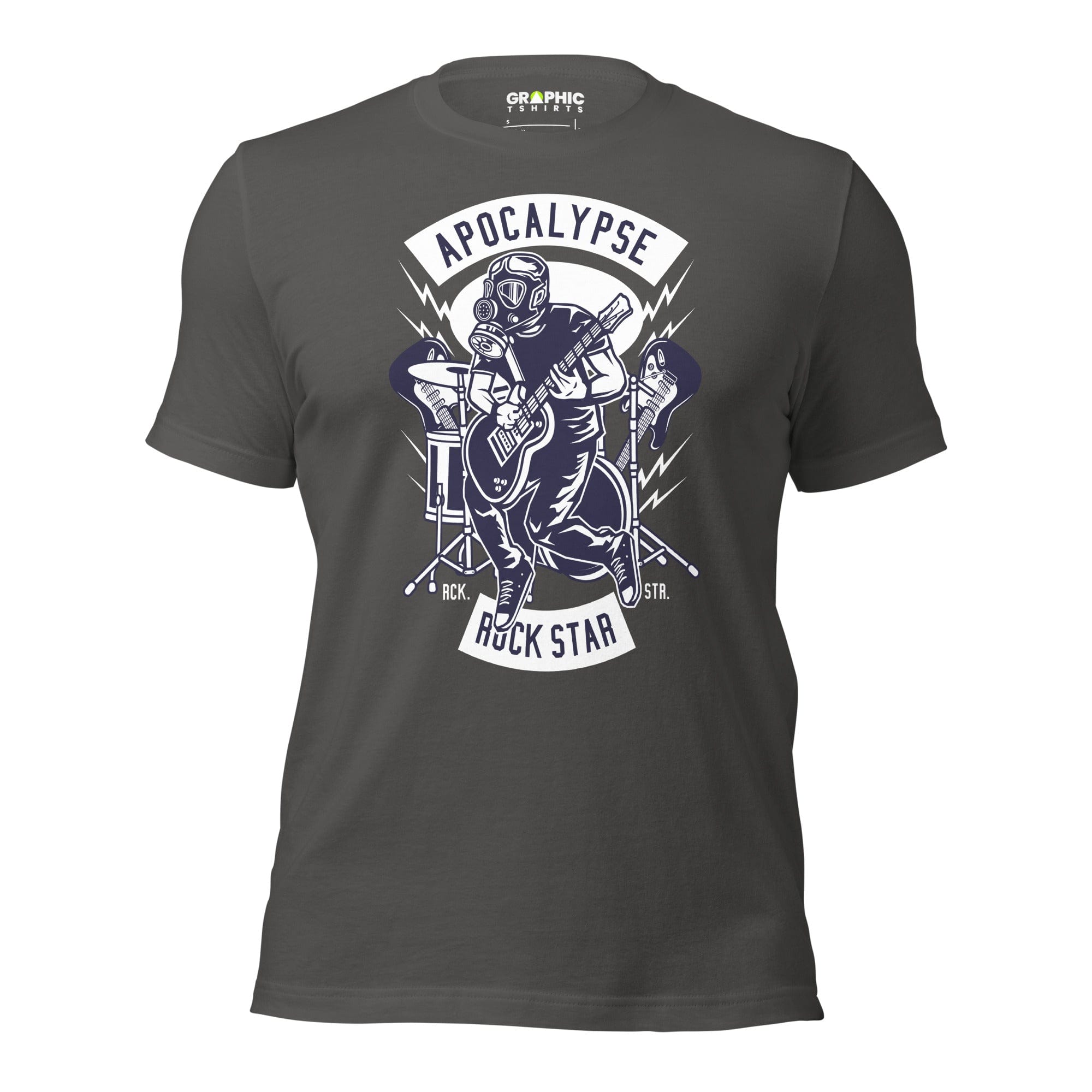 GRAPHIC T-SHIRTS Asphalt / S Unisex Staple T-Shirt - Apocalypse Rock Star