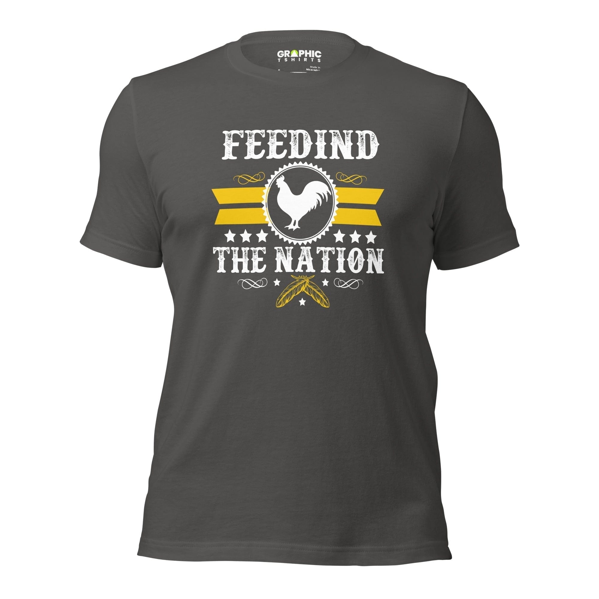 GRAPHIC T-SHIRTS Asphalt / S Unisex Staple T-Shirt - Feedind The Nation