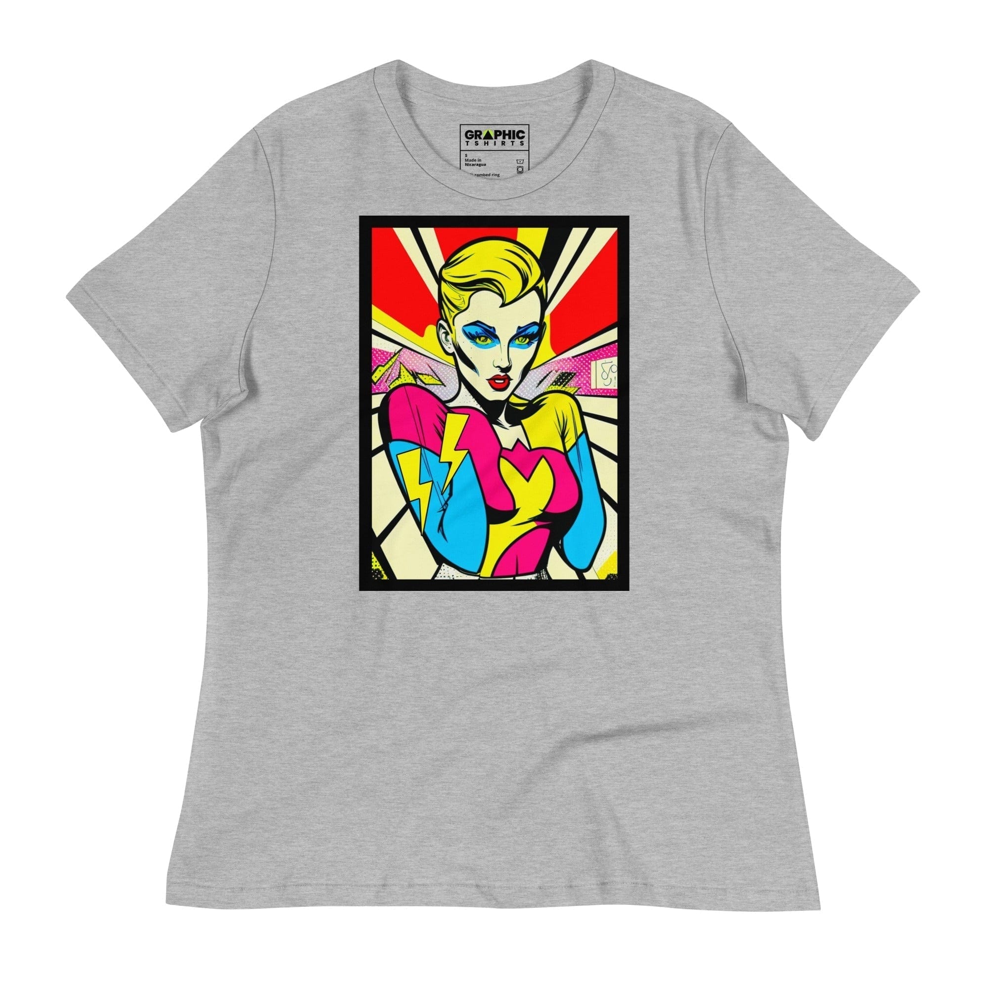 GRAPHIC T-SHIRTS Athletic Heather / S Women's Relaxed T-Shirt - Bionic Blonde