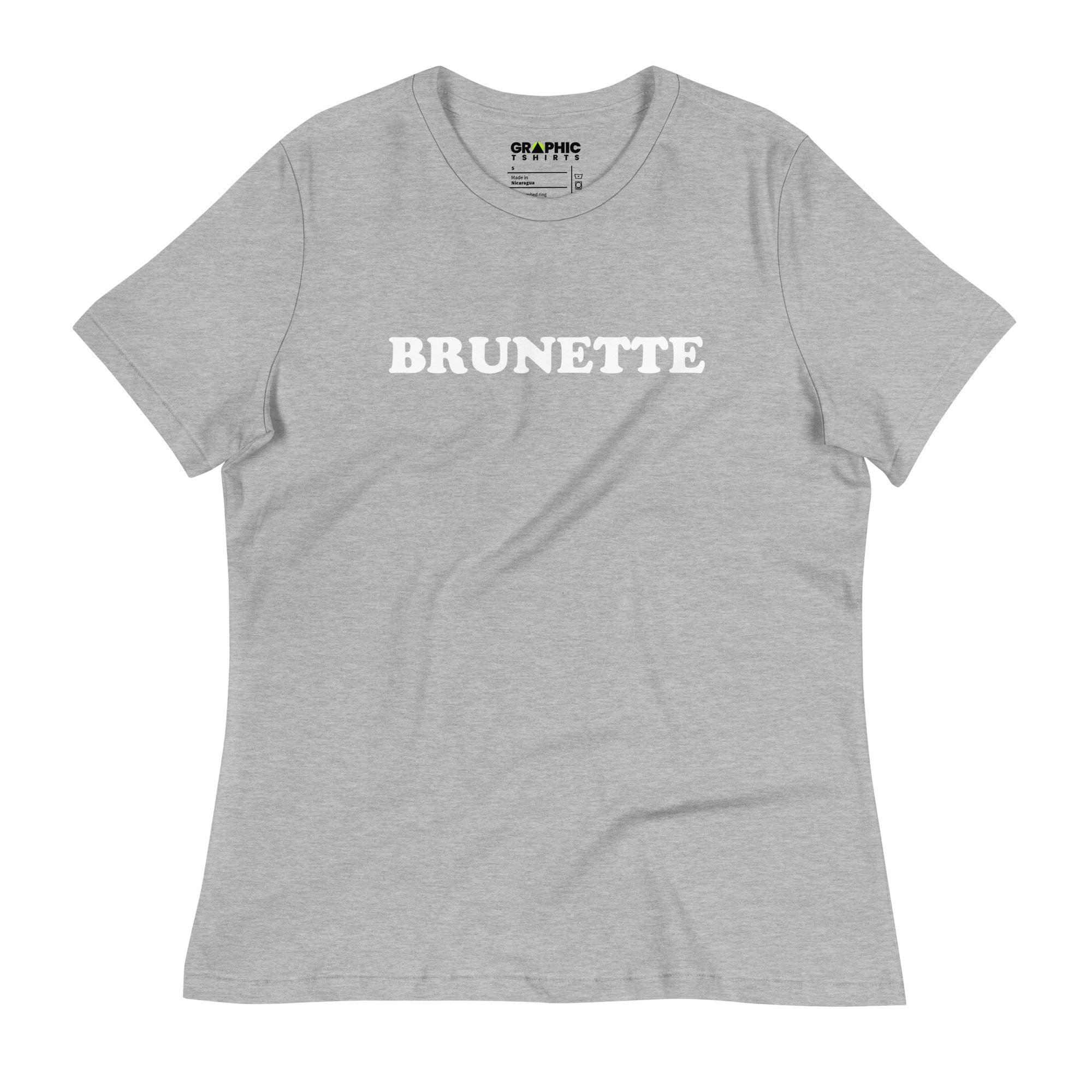 GRAPHIC T-SHIRTS Athletic Heather / S Women's Relaxed T-Shirt - Brunette