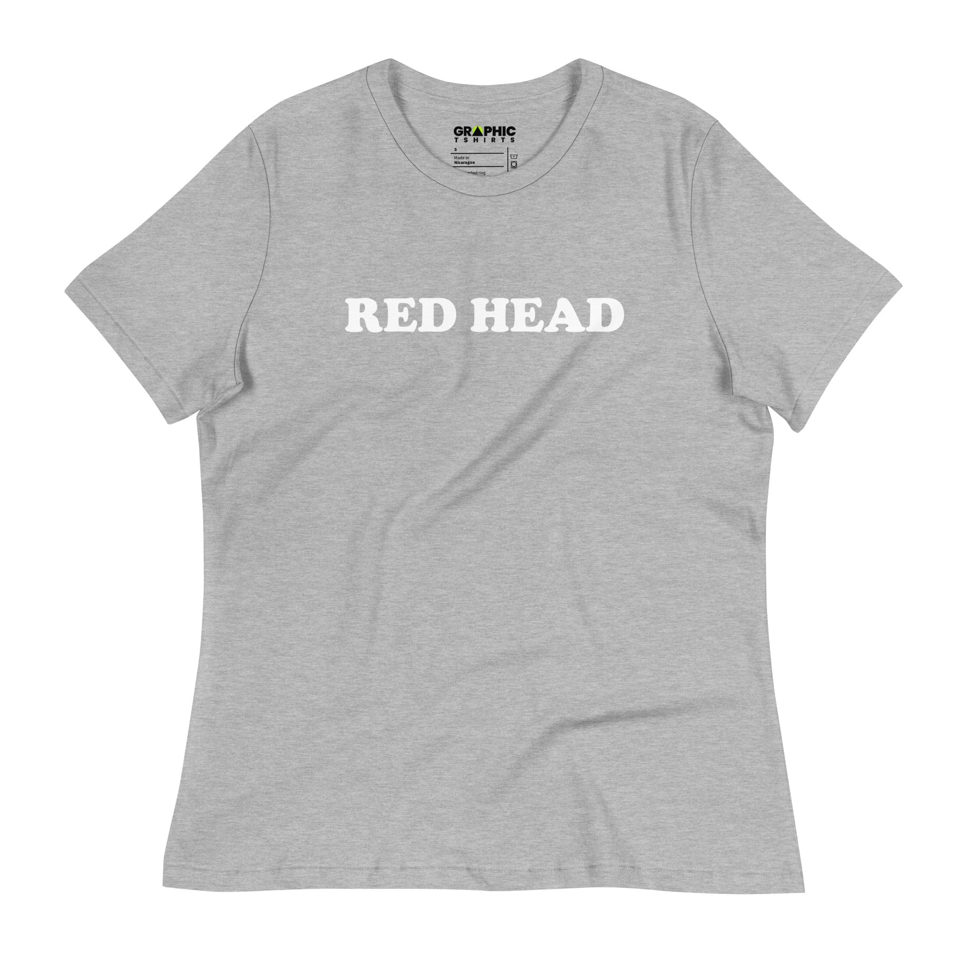 GRAPHIC T-SHIRTS Athletic Heather / S Women's Relaxed T-Shirt - Red Head