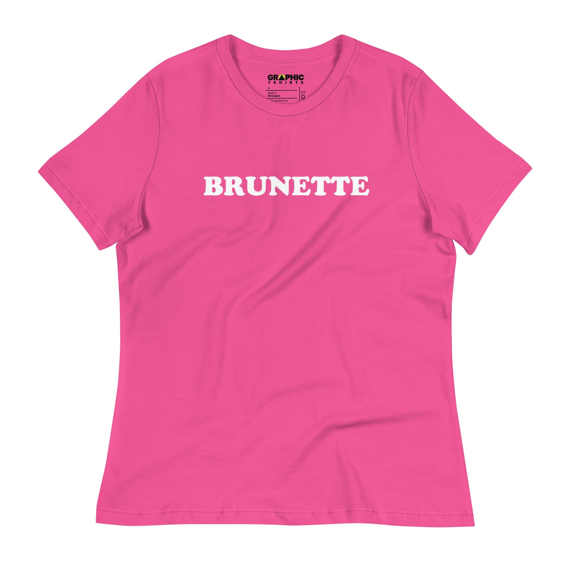 GRAPHIC T-SHIRTS Berry / S Women's Relaxed T-Shirt - Brunette