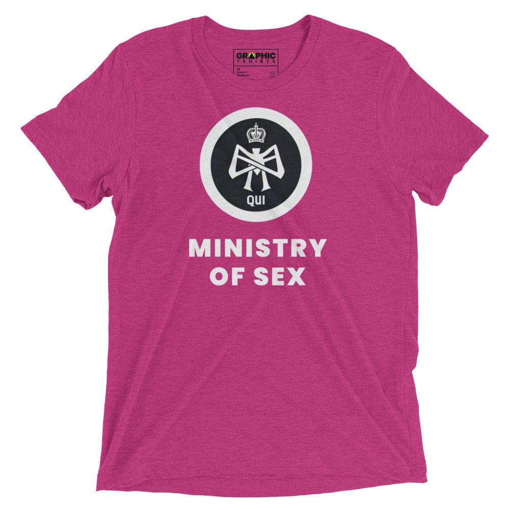 GRAPHIC T-SHIRTS Berry Triblend / XS Unisex Tri-Blend T-Shirt - Ministry of S*x