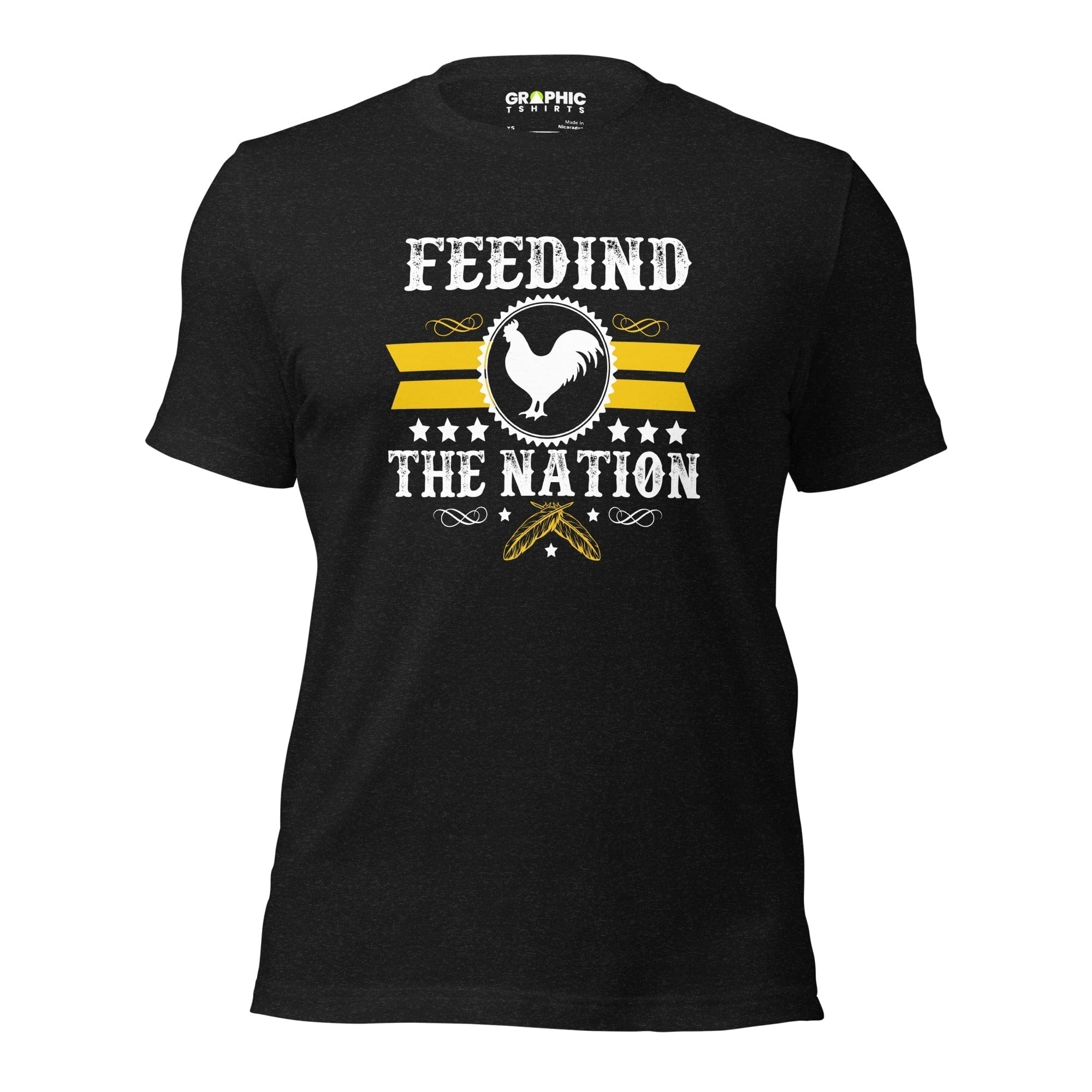 GRAPHIC T-SHIRTS Black Heather / XS Unisex Staple T-Shirt - Feedind The Nation