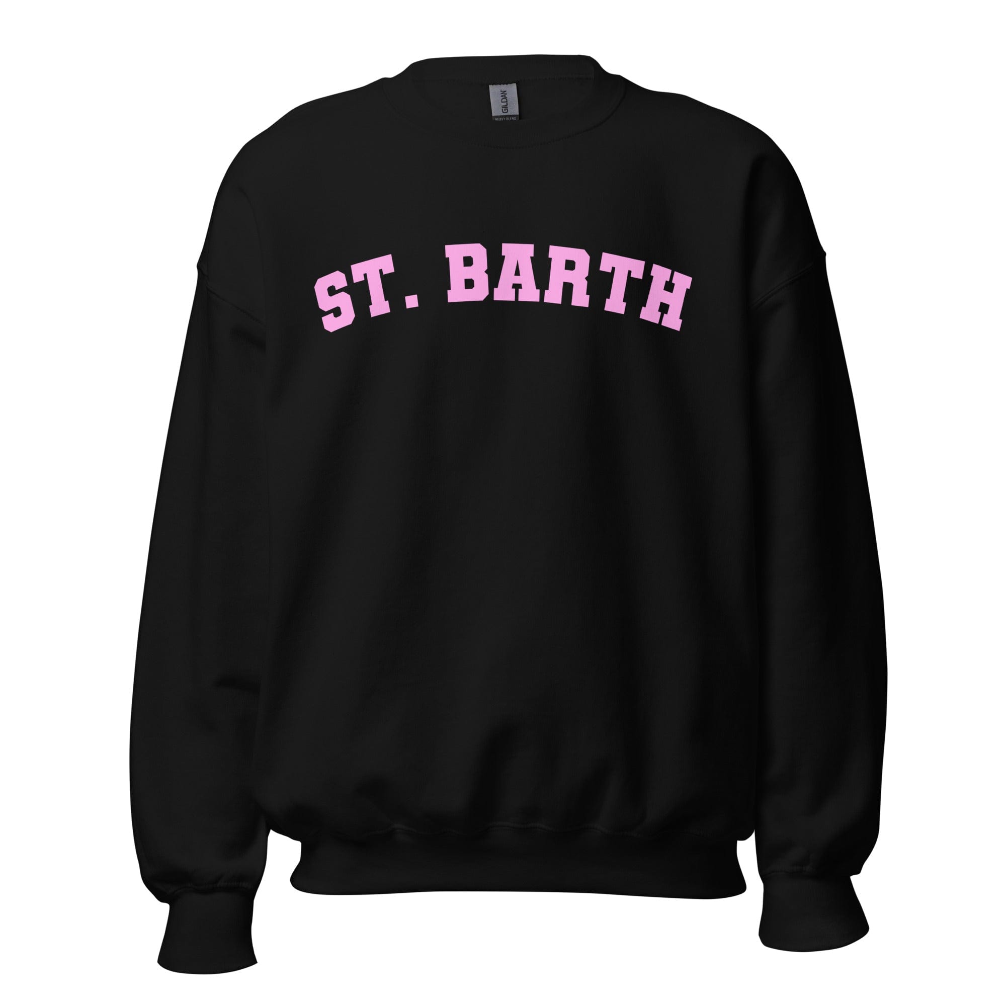 GRAPHIC T-SHIRTS Black / S Unisex Crew Neck Sweatshirt - St. Barth