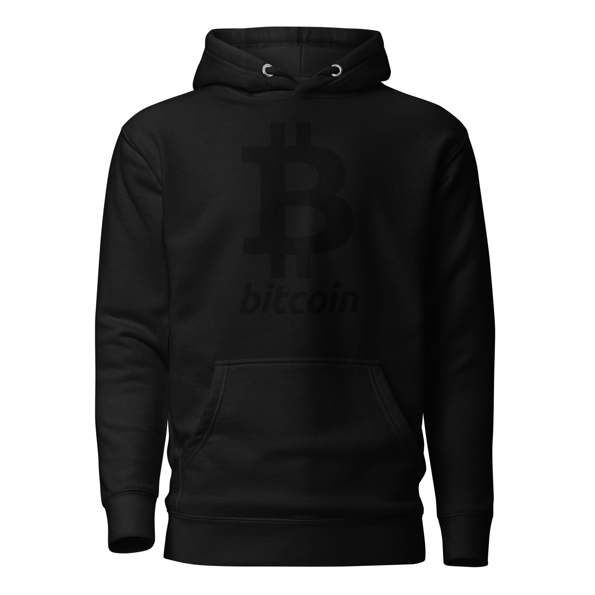 GRAPHIC T-SHIRTS Black / S Unisex Premium Hoodie - Cotton Heritage - Bitcoin Cryptocurrency Logo