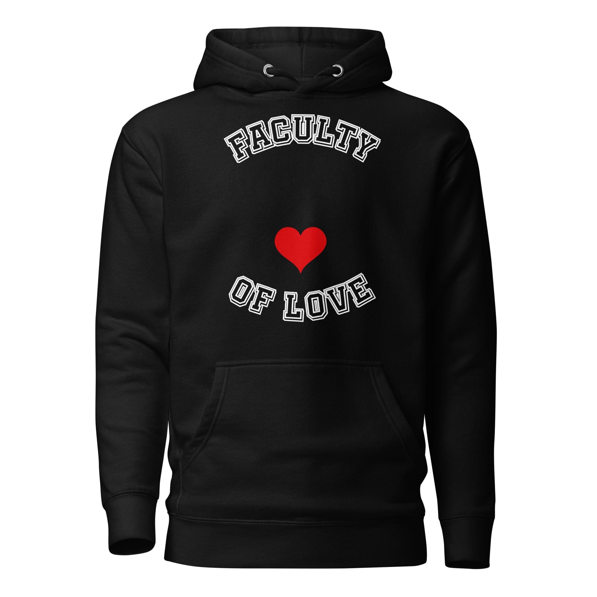 GRAPHIC T-SHIRTS Black / S Unisex Premium Hoodie - Faculty Of Love 44