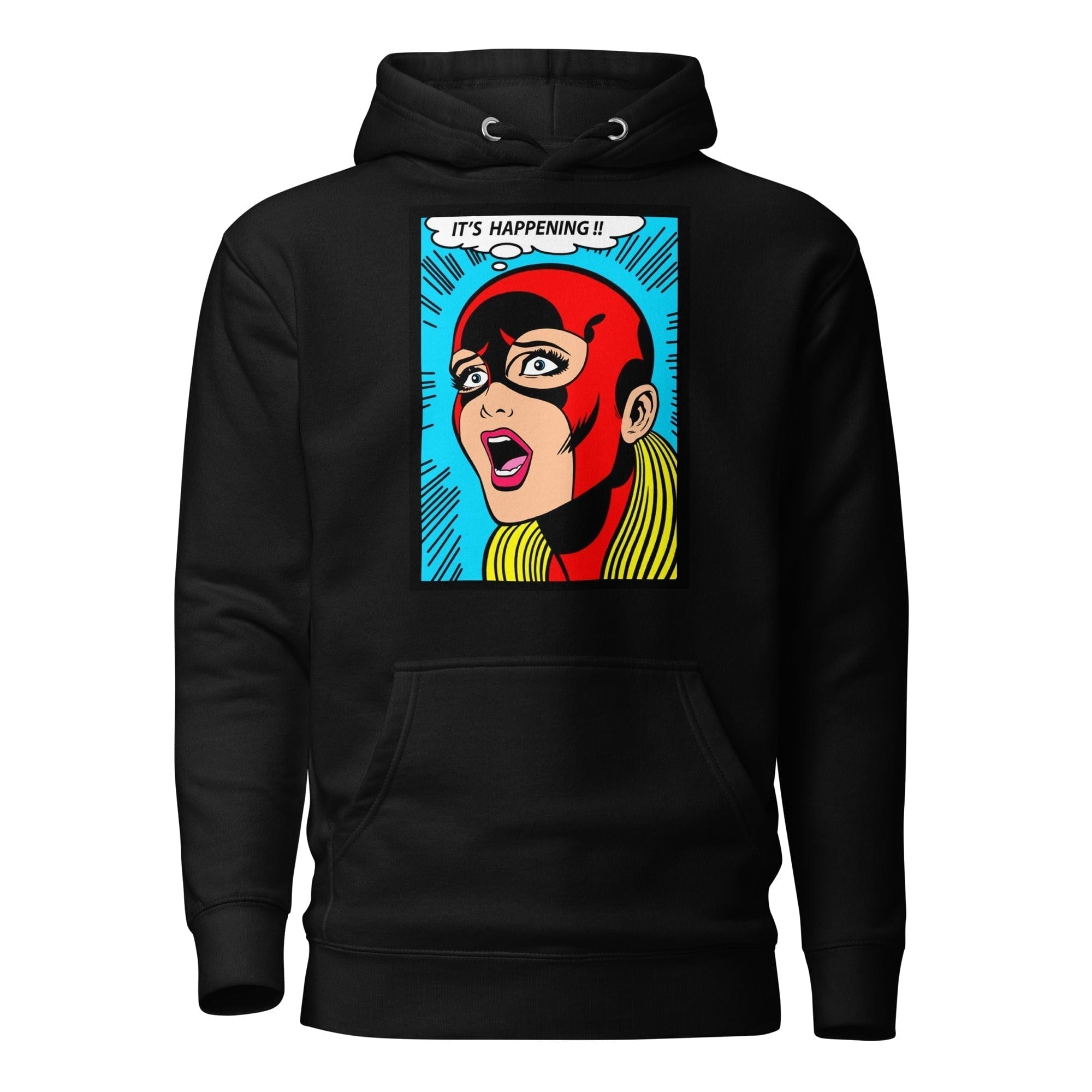 GRAPHIC T-SHIRTS Black / S Unisex Premium Hoodie - It's Happening !!