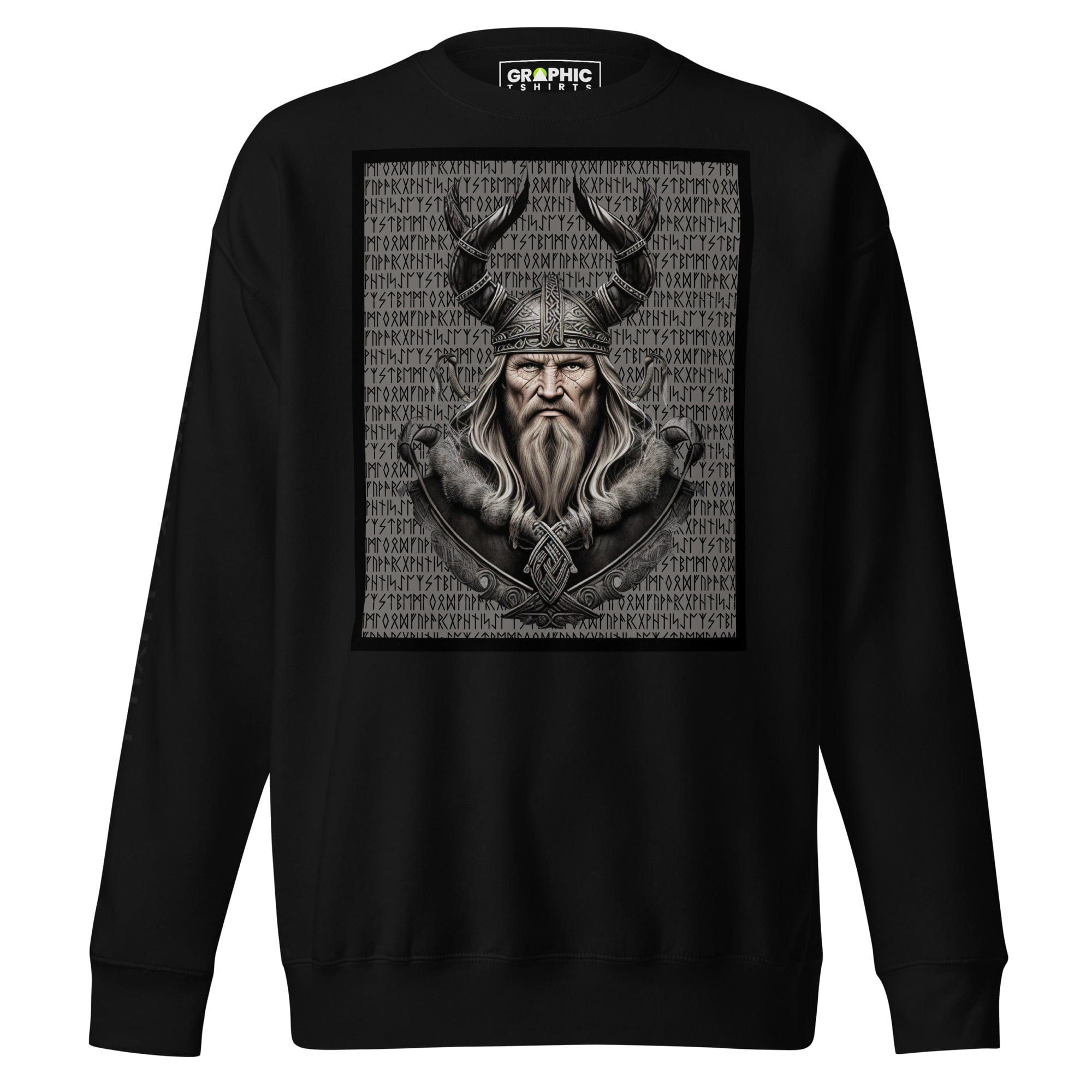 GRAPHIC T-SHIRTS Black / S Unisex Premium Sweatshirt - Knights Of Odin Volume 3